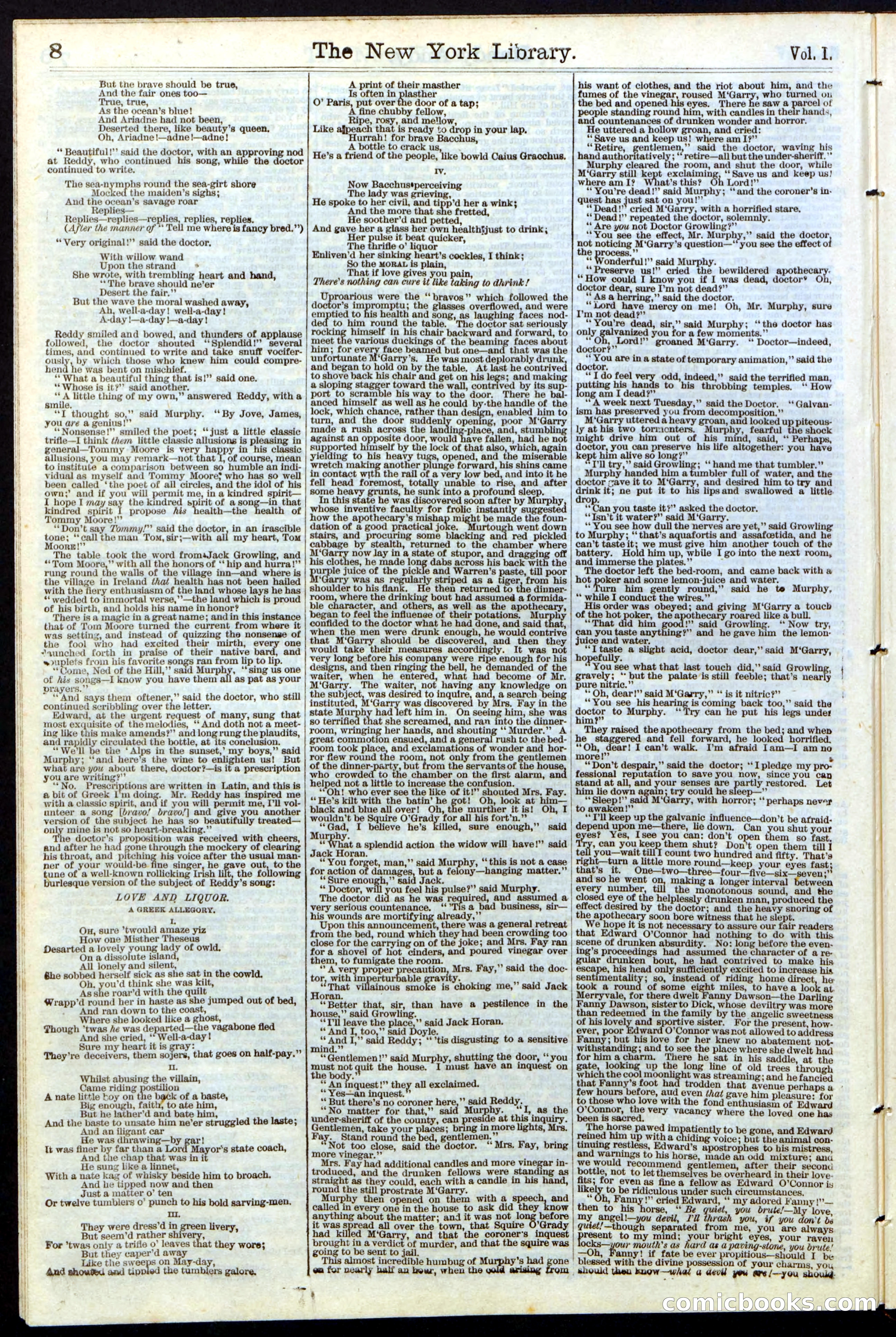 Beadle's Dime Library No. 9 — page 8 of 56