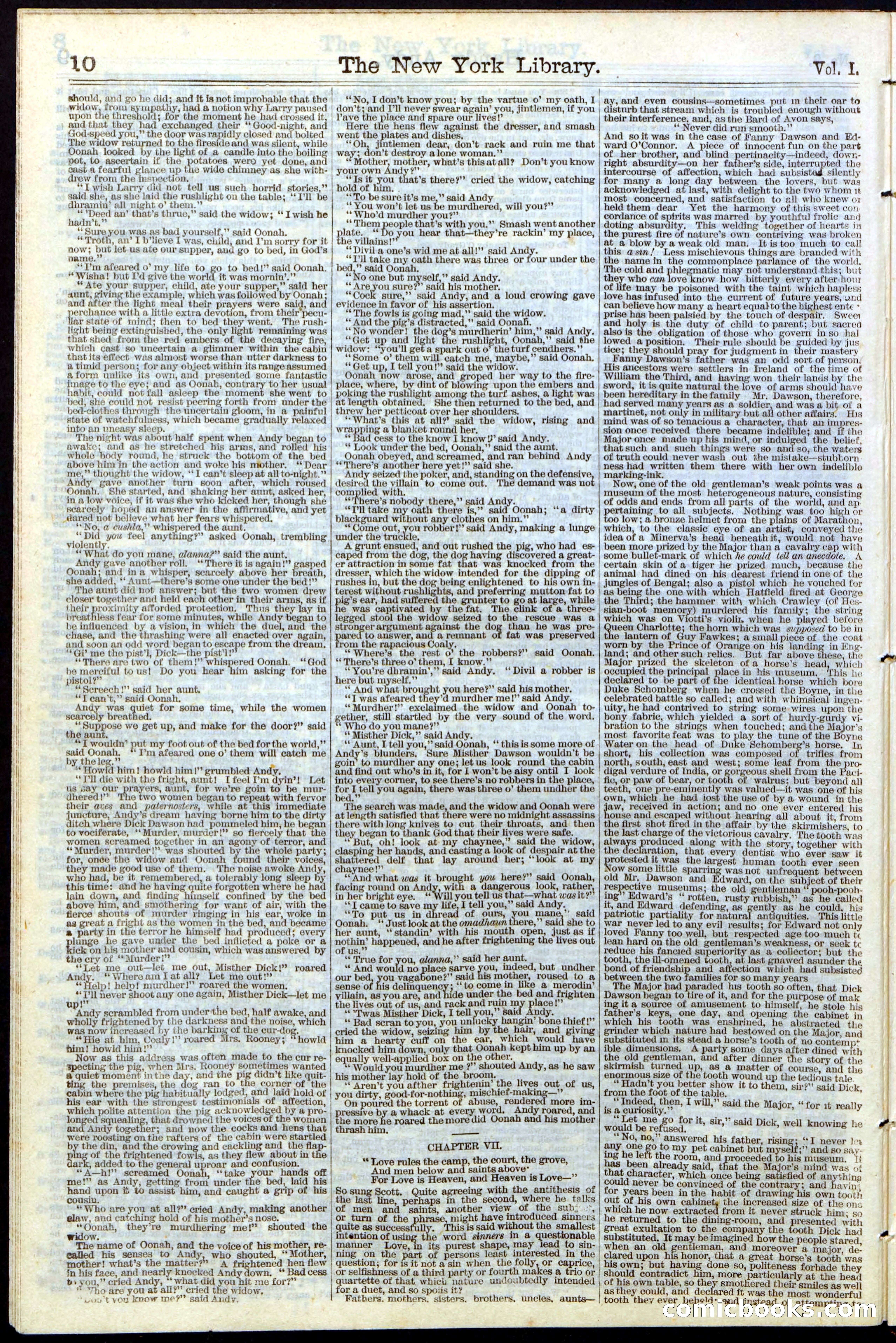 Beadle's Dime Library No. 9 — page 10 of 56