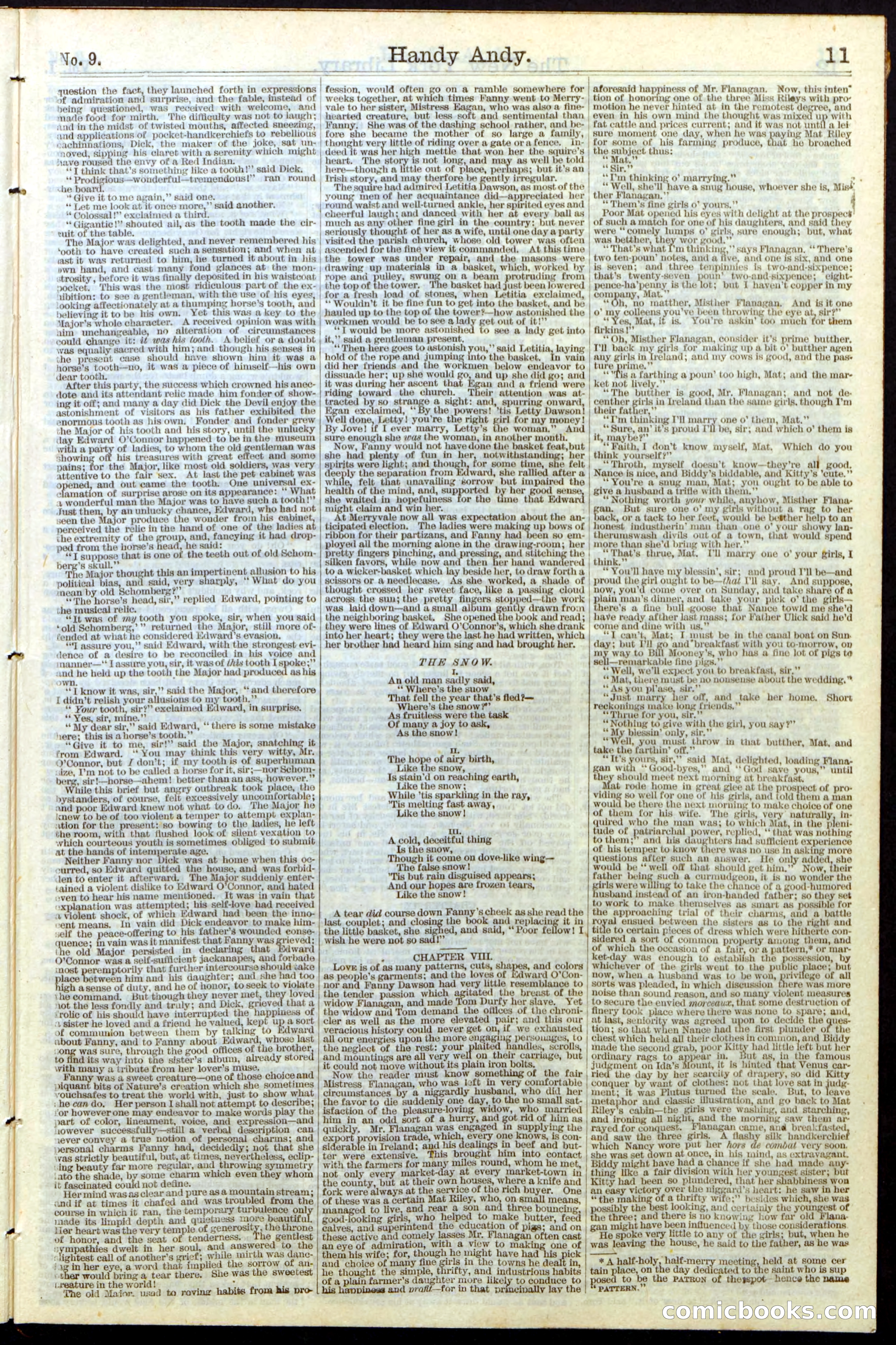 Beadle's Dime Library No. 9 — page 11 of 56