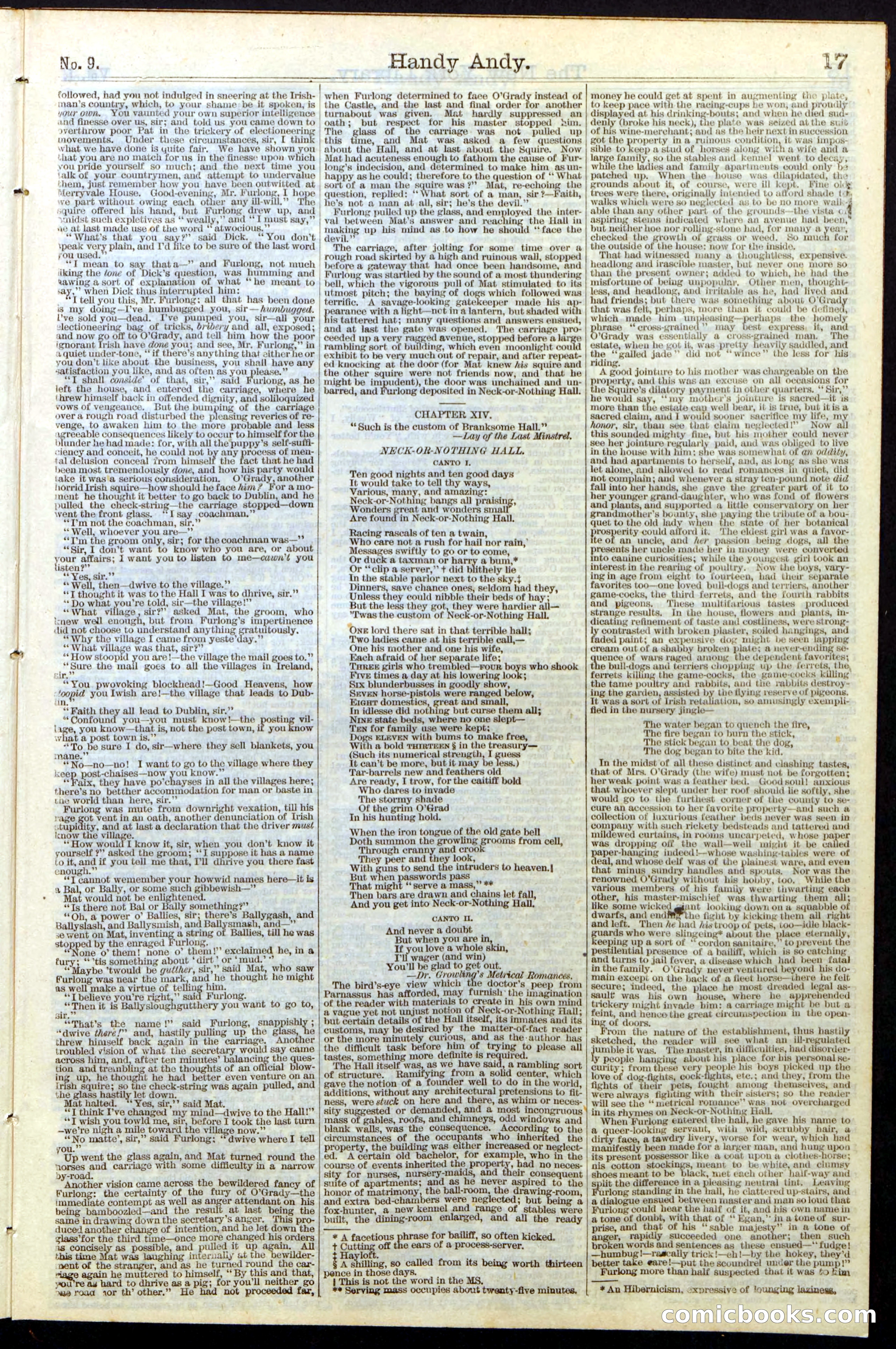 Beadle's Dime Library No. 9 — page 17 of 56