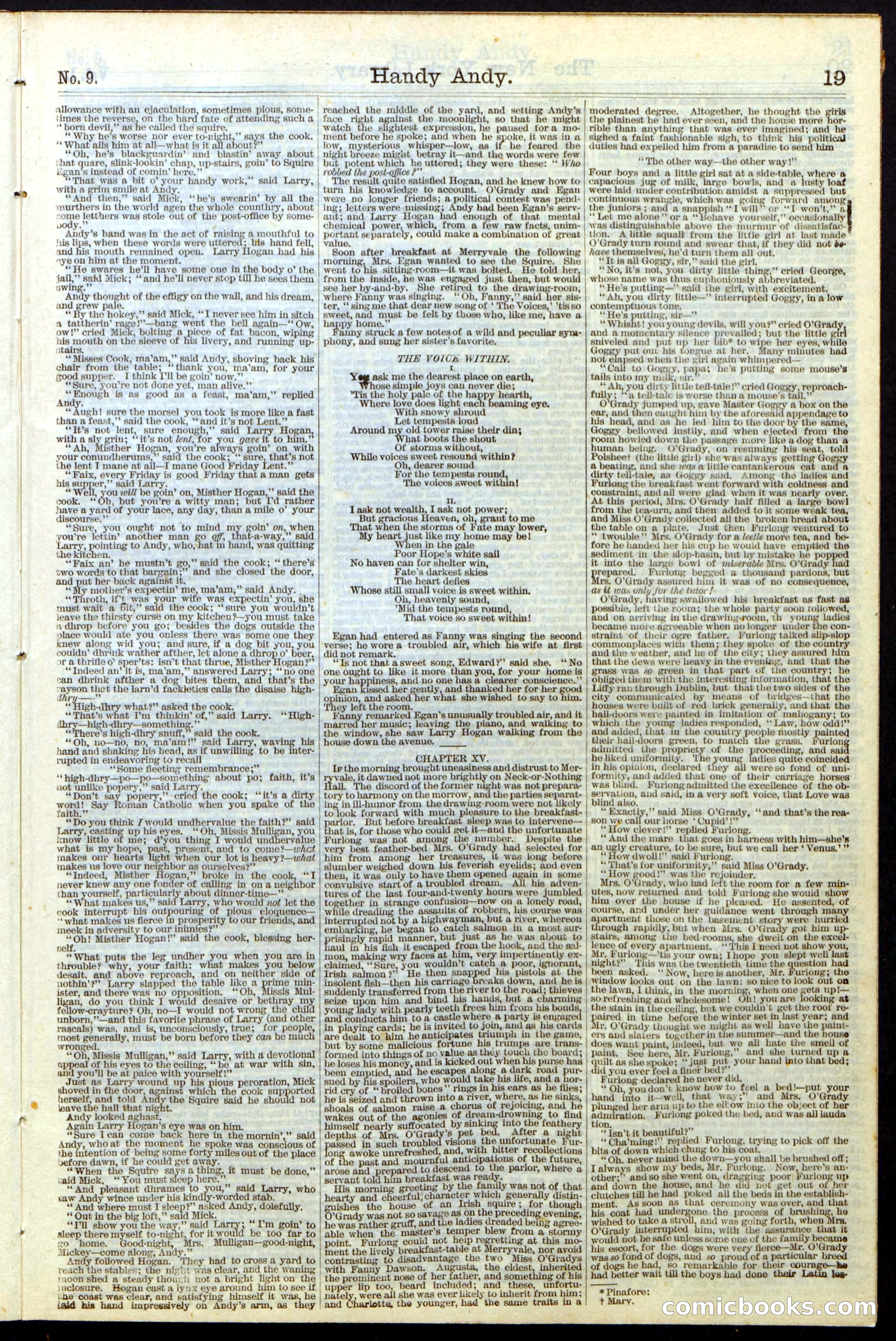 Beadle's Dime Library No. 9 — page 19 of 56