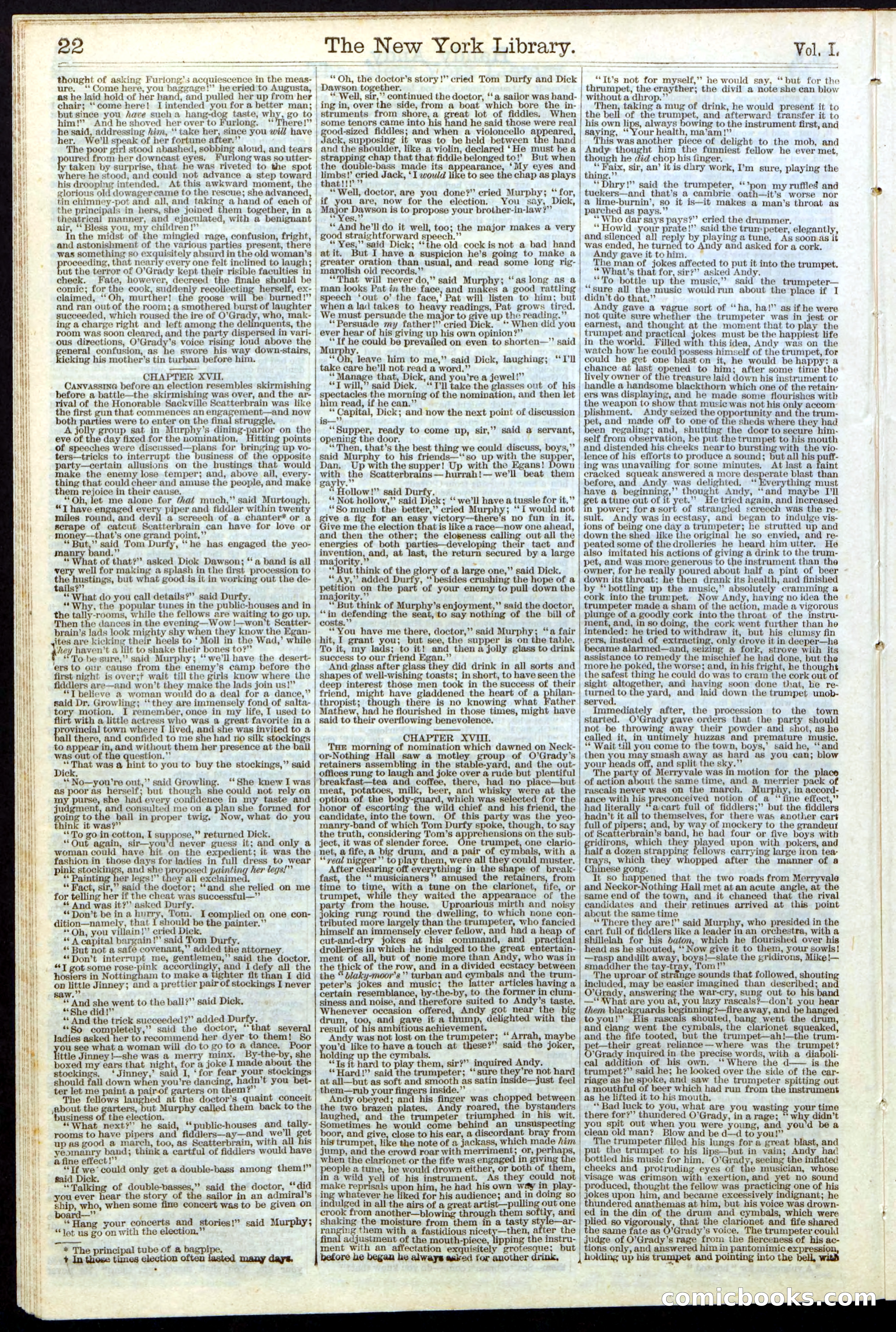 Beadle's Dime Library No. 9 — page 22 of 56