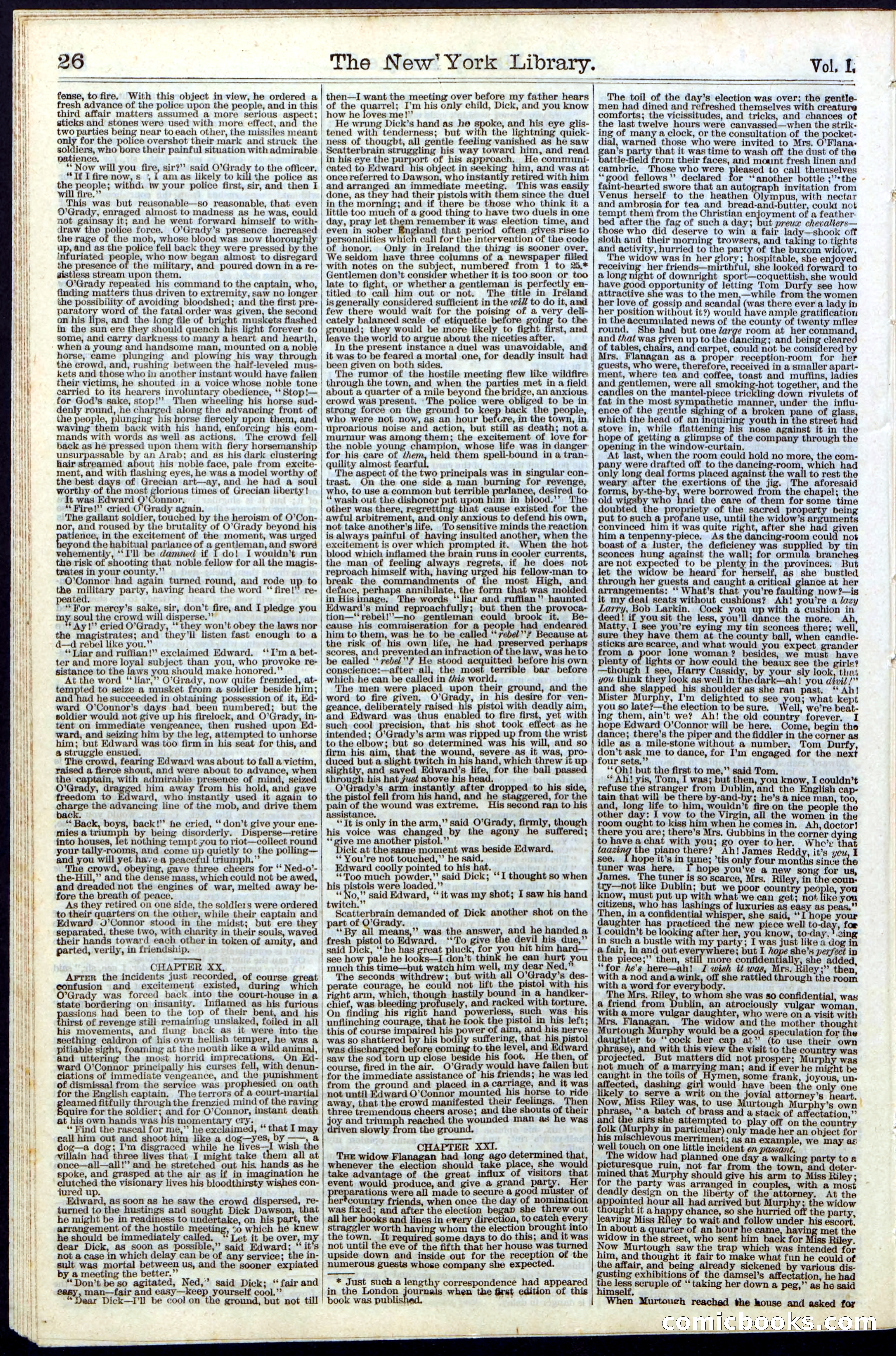 Beadle's Dime Library No. 9 — page 26 of 56