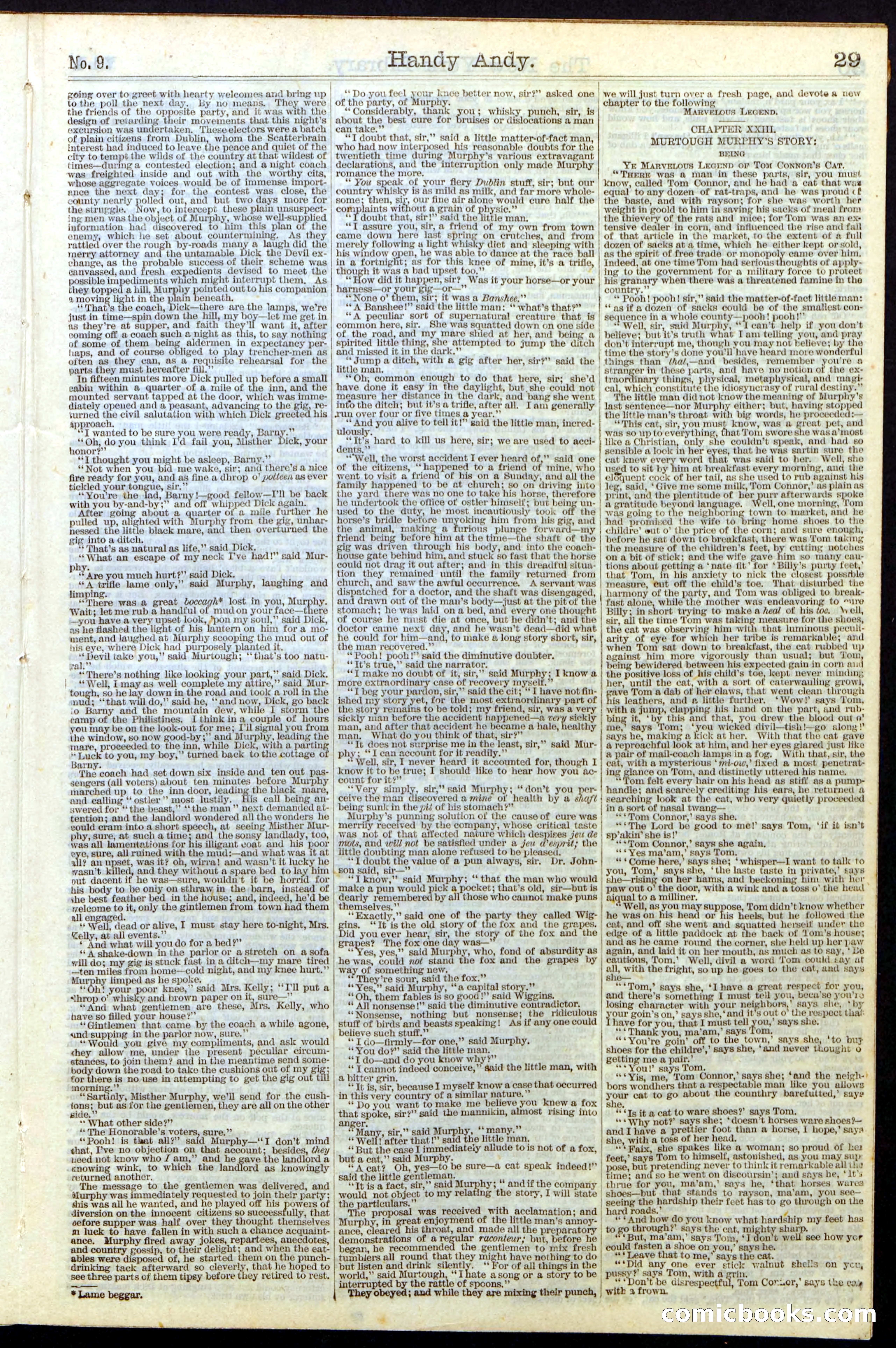 Beadle's Dime Library No. 9 — page 29 of 56