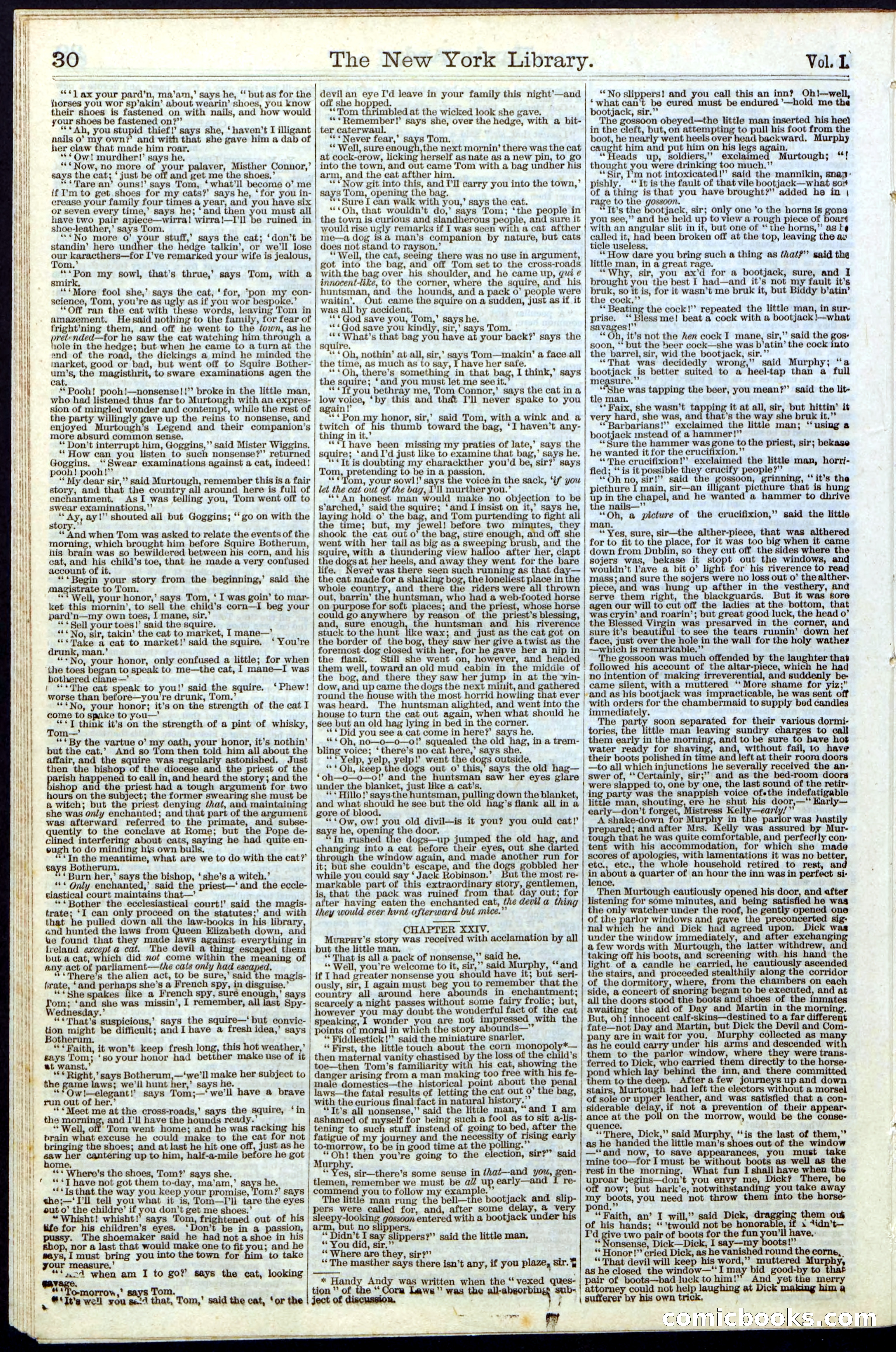 Beadle's Dime Library No. 9 — page 30 of 56
