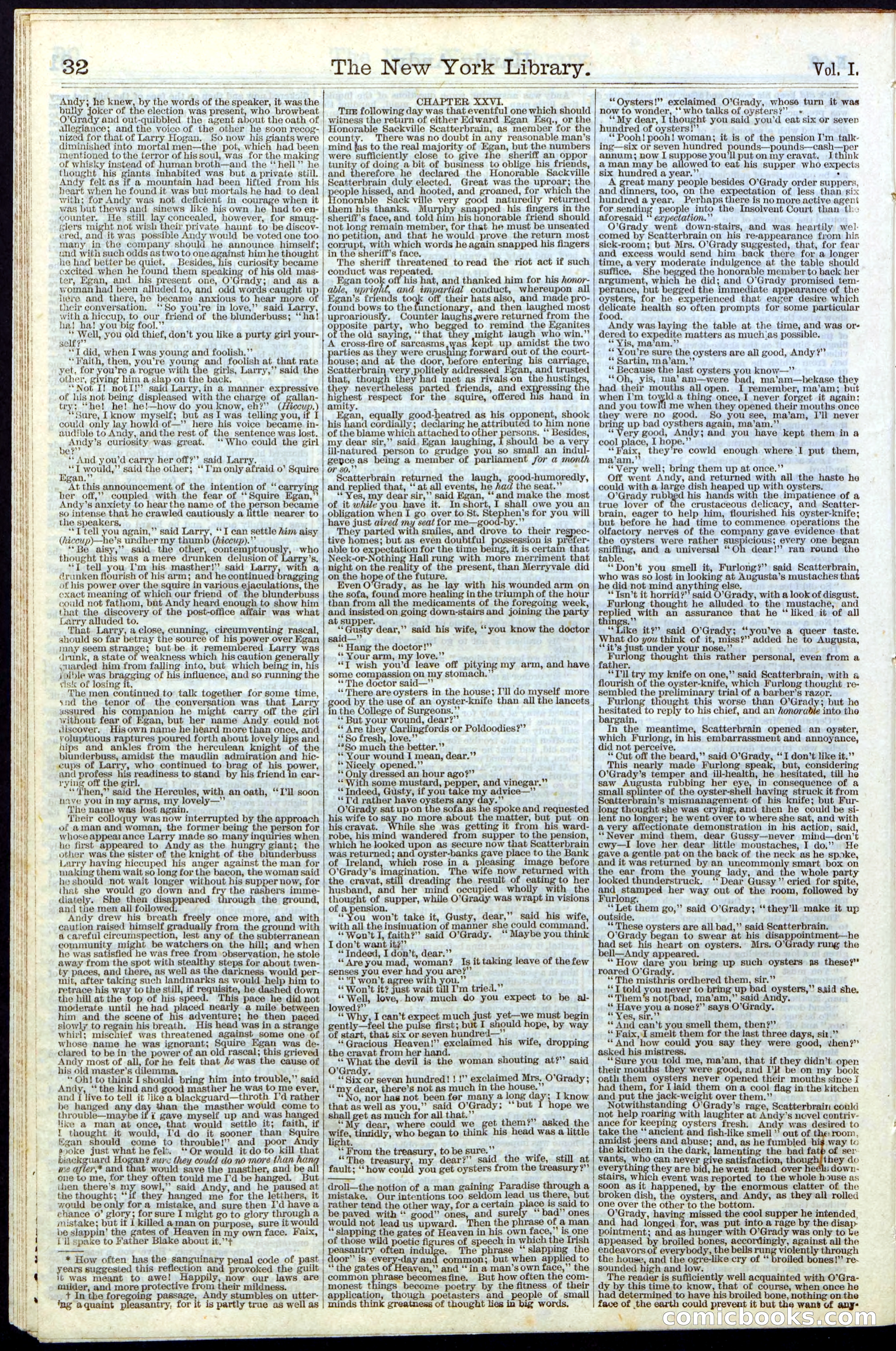 Beadle's Dime Library No. 9 — page 32 of 56
