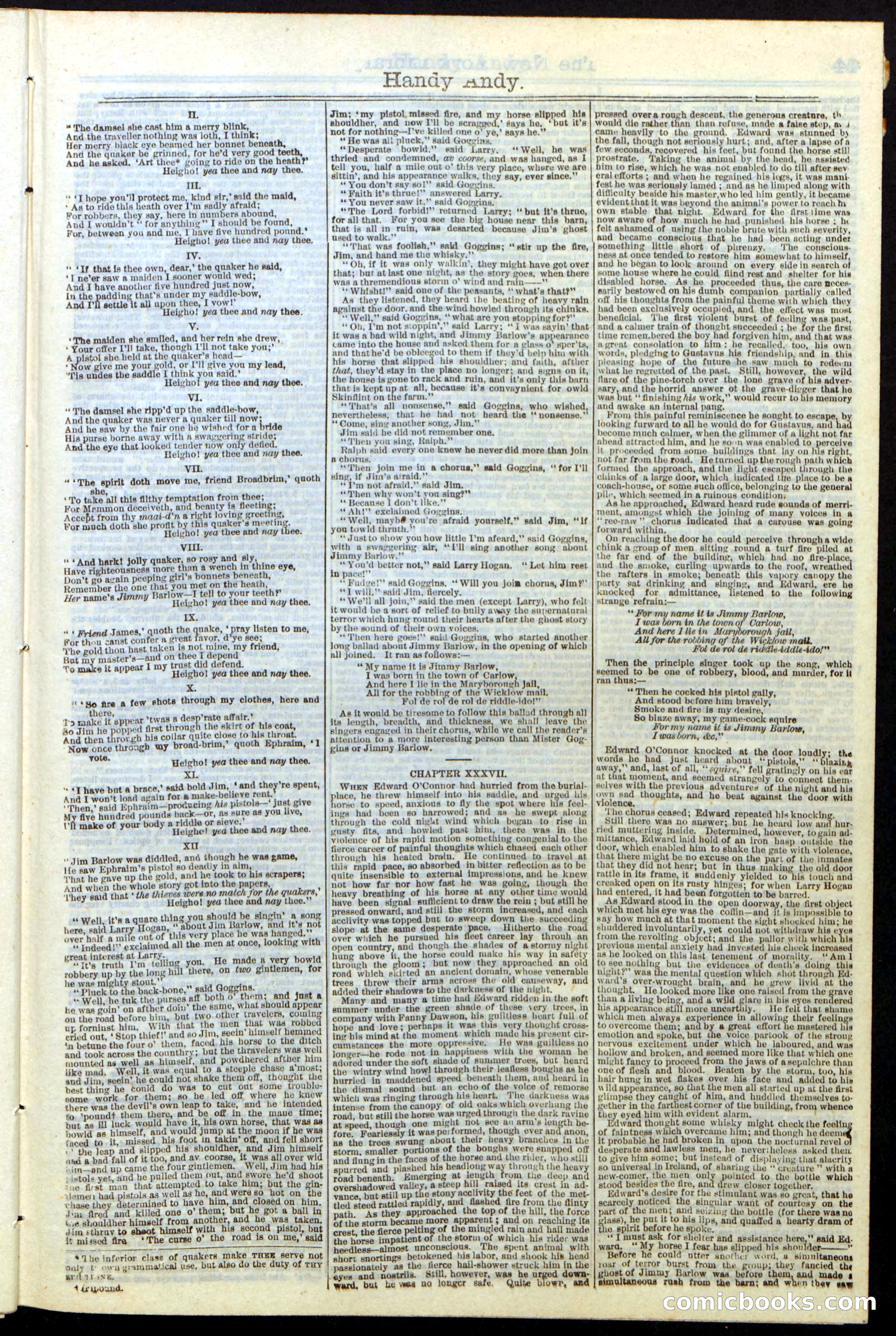 Beadle's Dime Library No. 9 — page 43 of 56