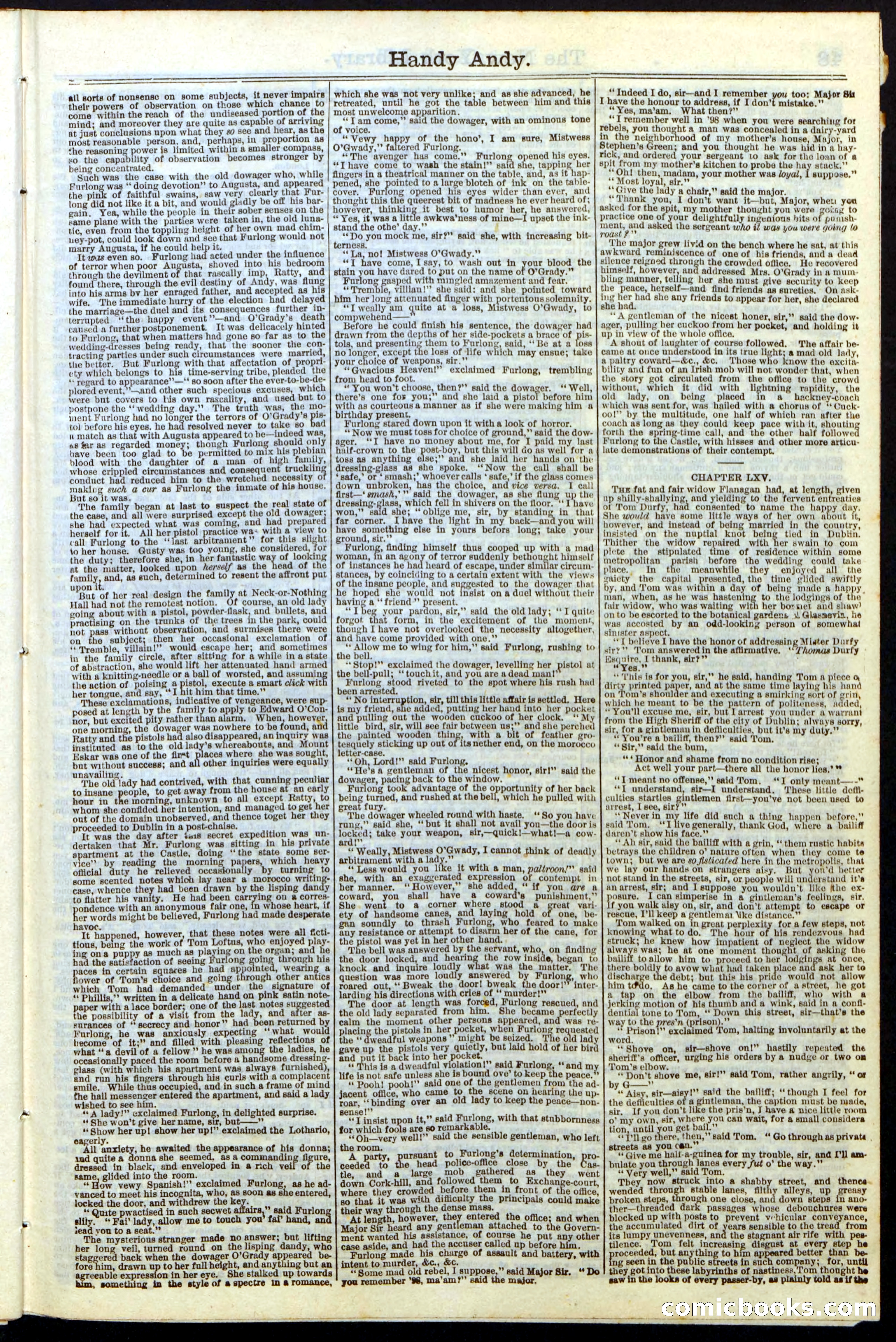 Beadle's Dime Library No. 9 — page 47 of 56