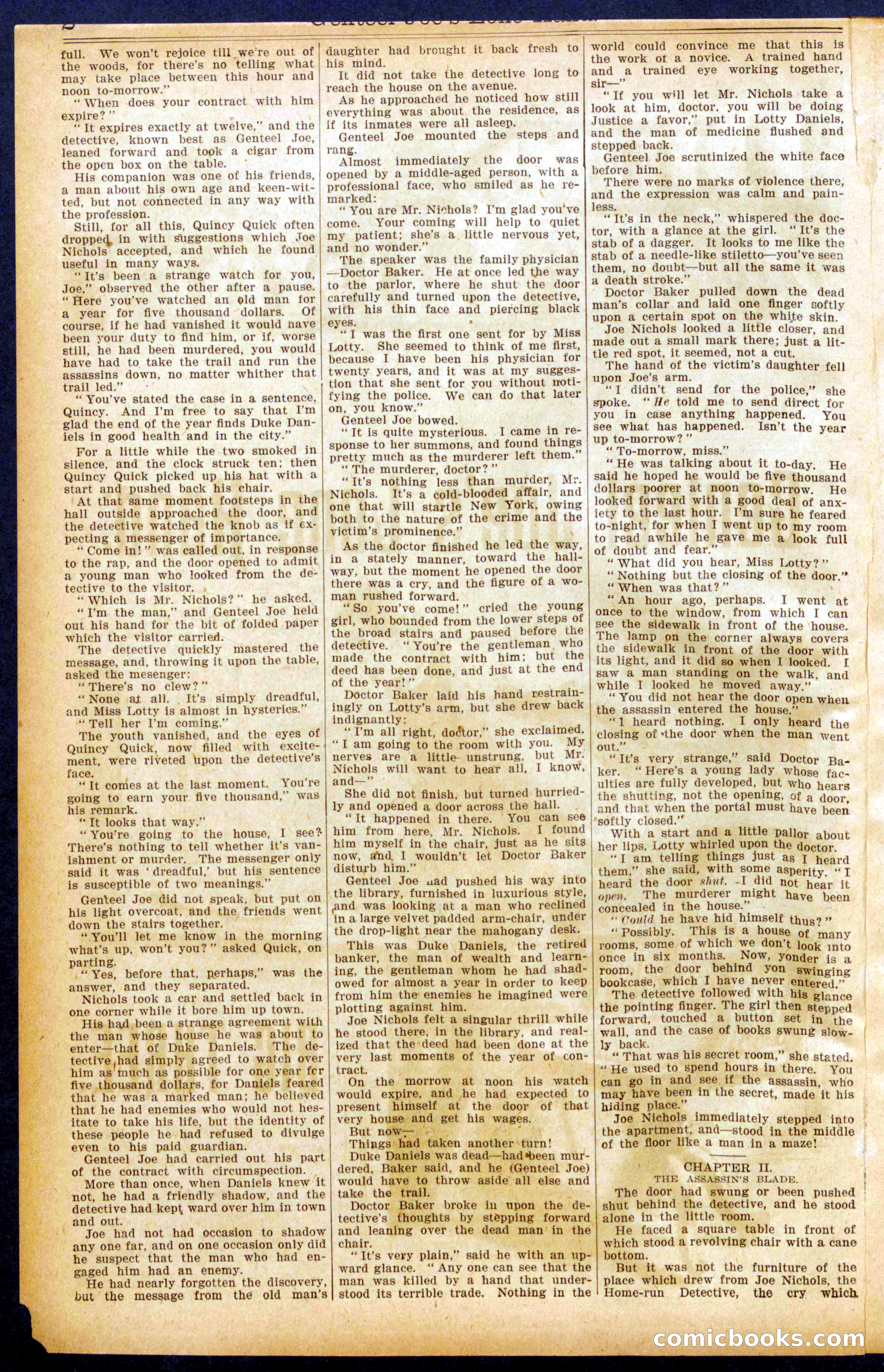 Beadle's Dime Library, No. 912 — page 2 of 32