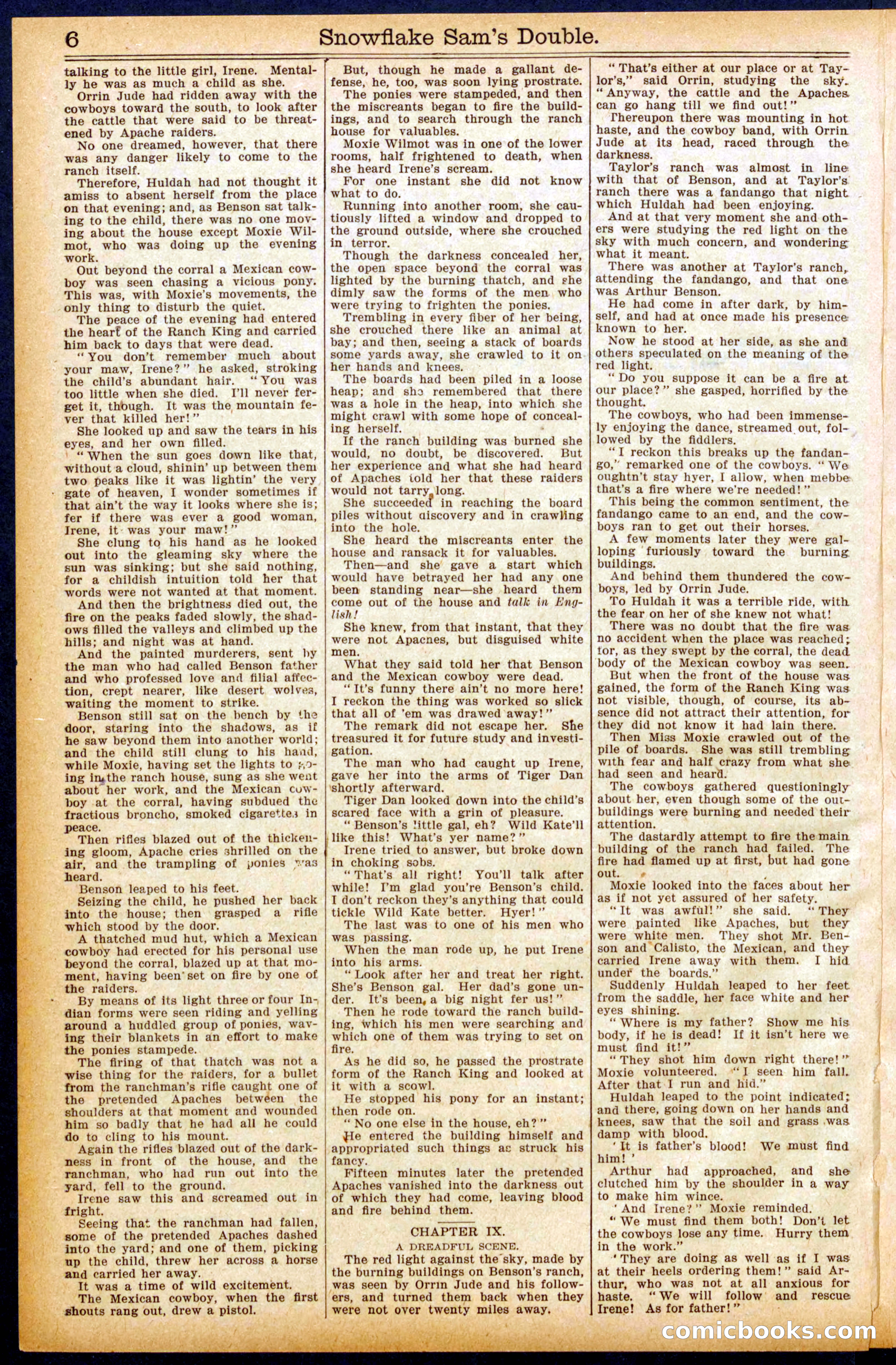 Beadle's New York Dime Library No. 914 — page 6 of 32