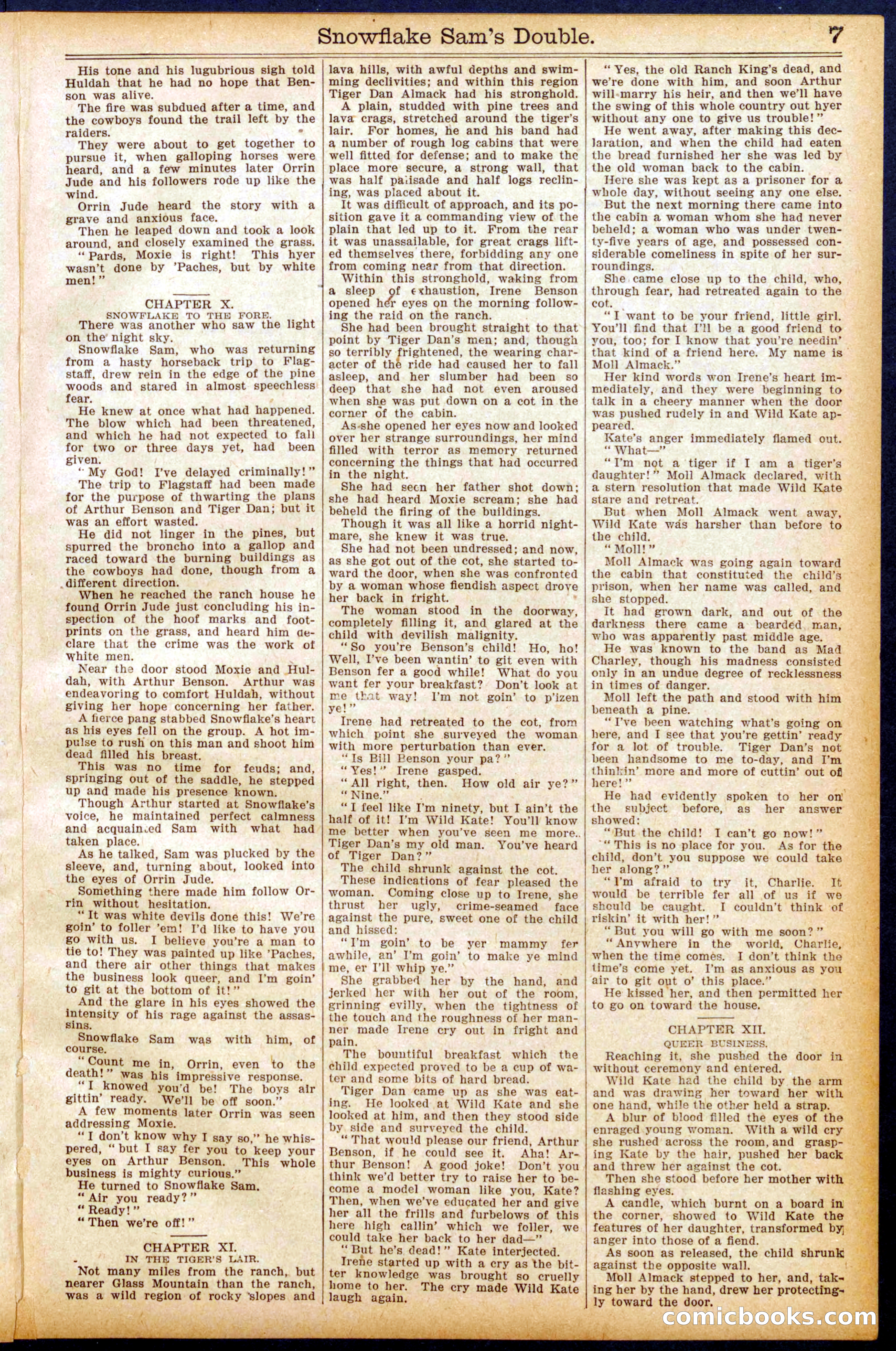 Beadle's New York Dime Library No. 914 — page 7 of 32