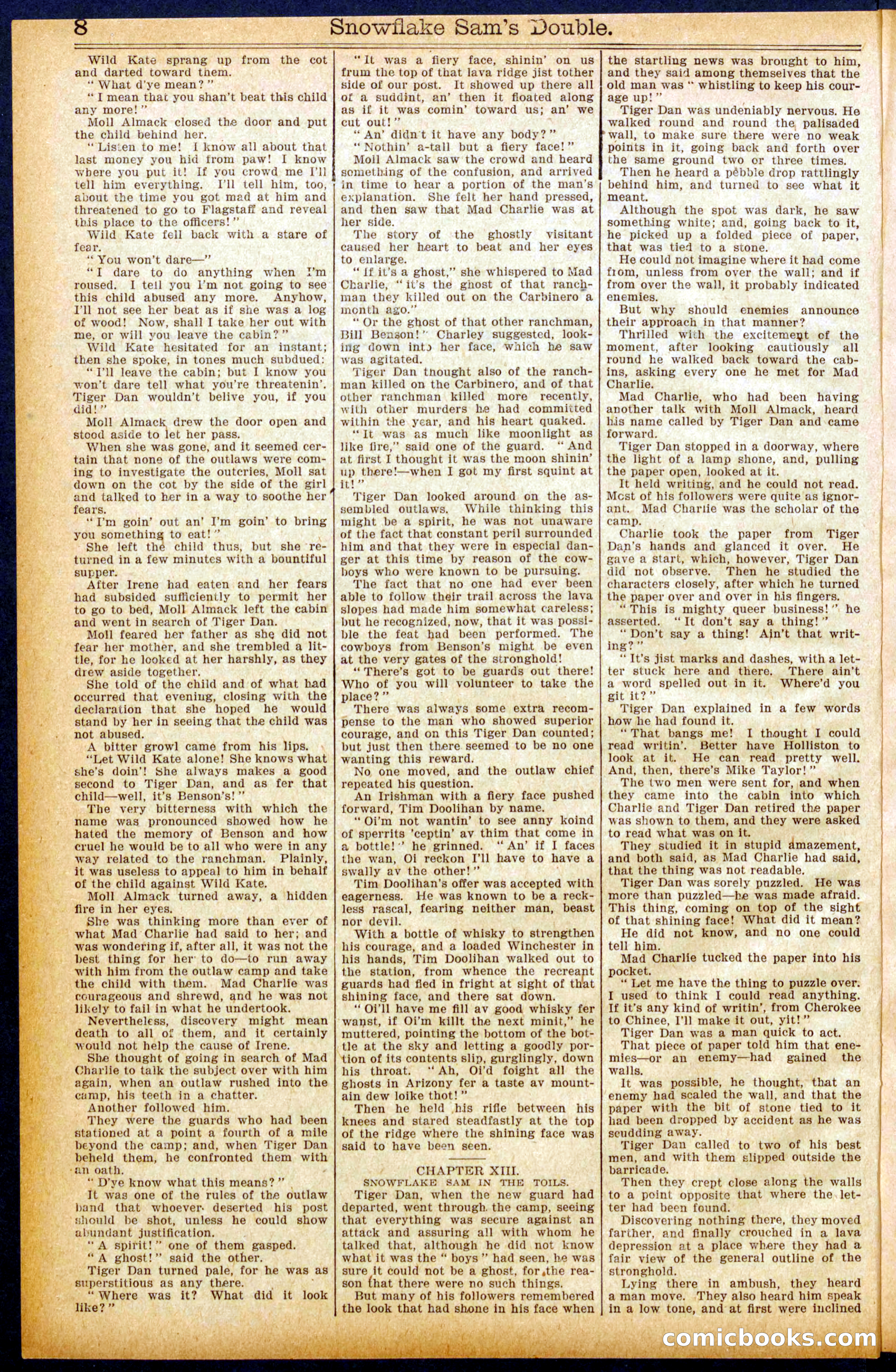 Beadle's New York Dime Library No. 914 — page 8 of 32