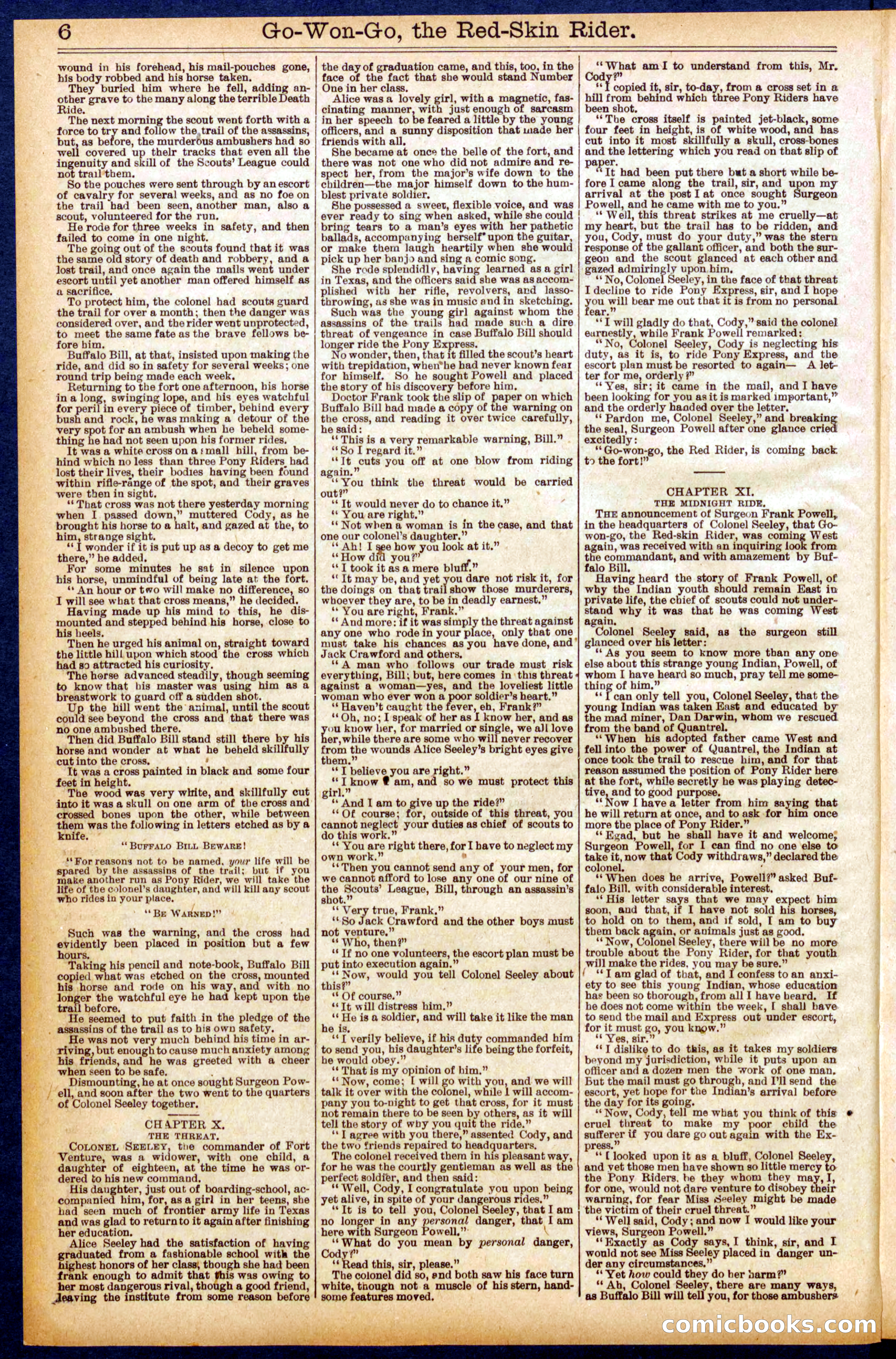 Beadle's Dime Library No. 915 — page 6 of 32