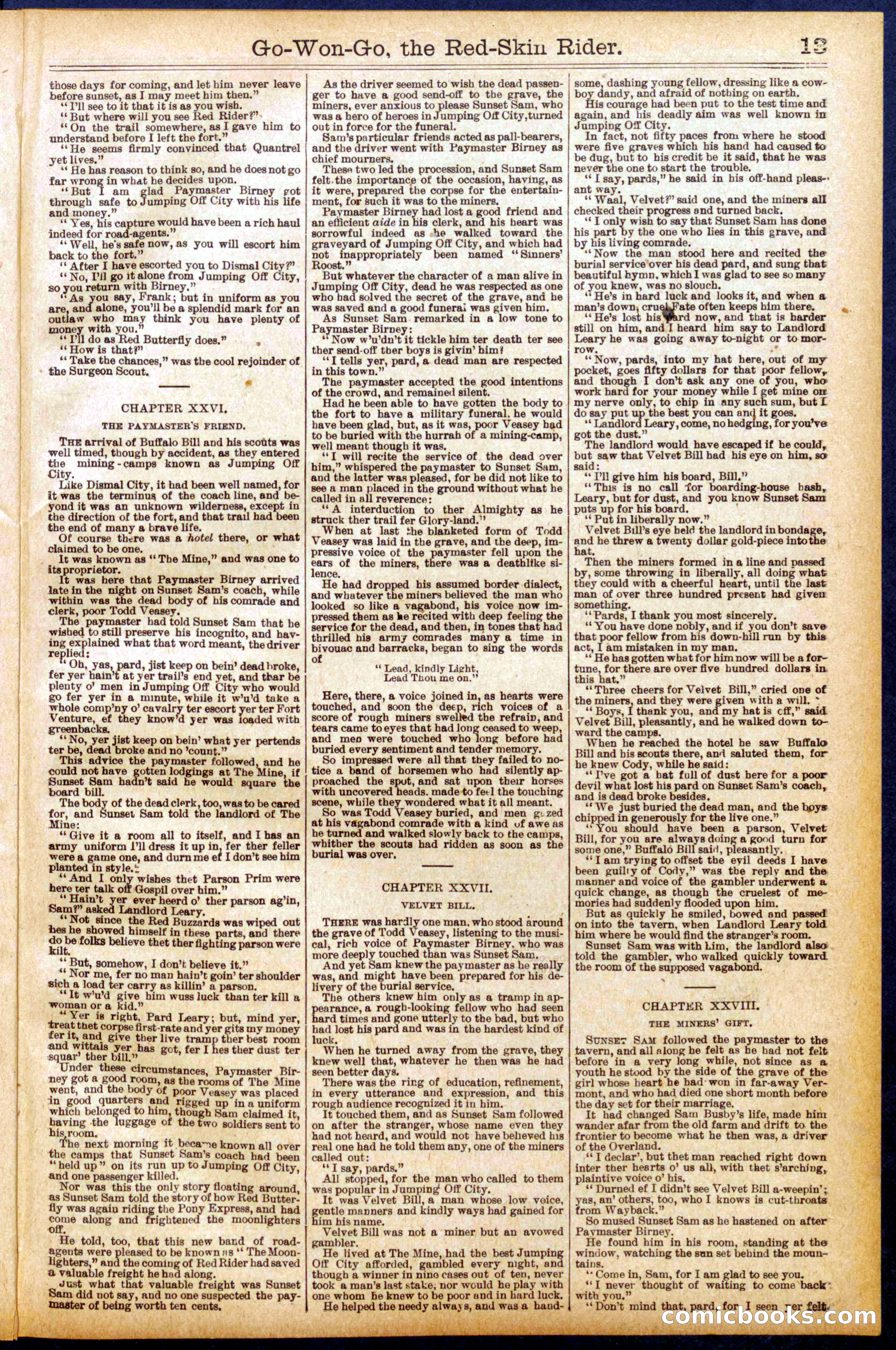 Beadle's Dime Library No. 915 — page 13 of 32