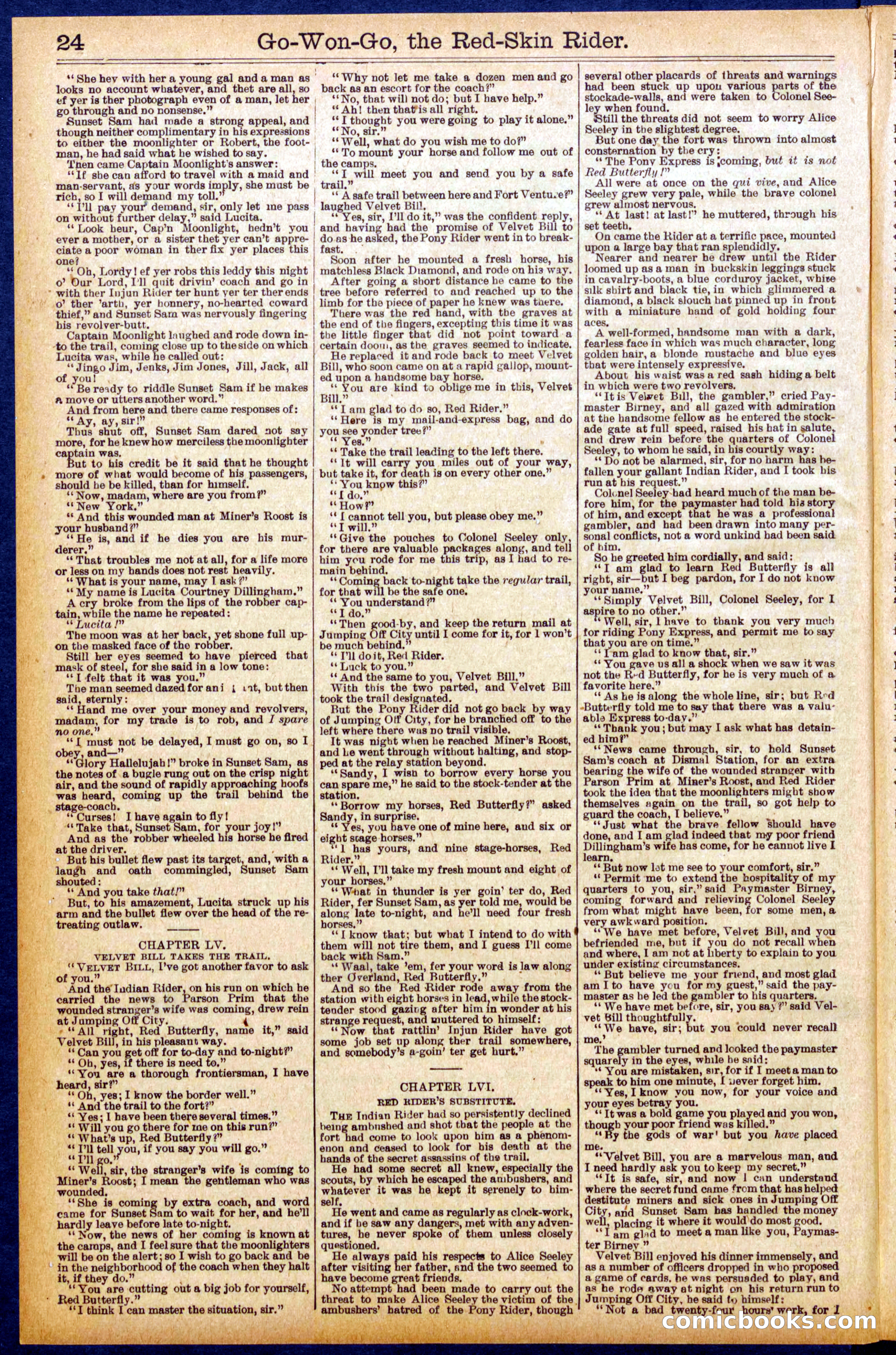 Beadle's Dime Library No. 915 — page 24 of 32