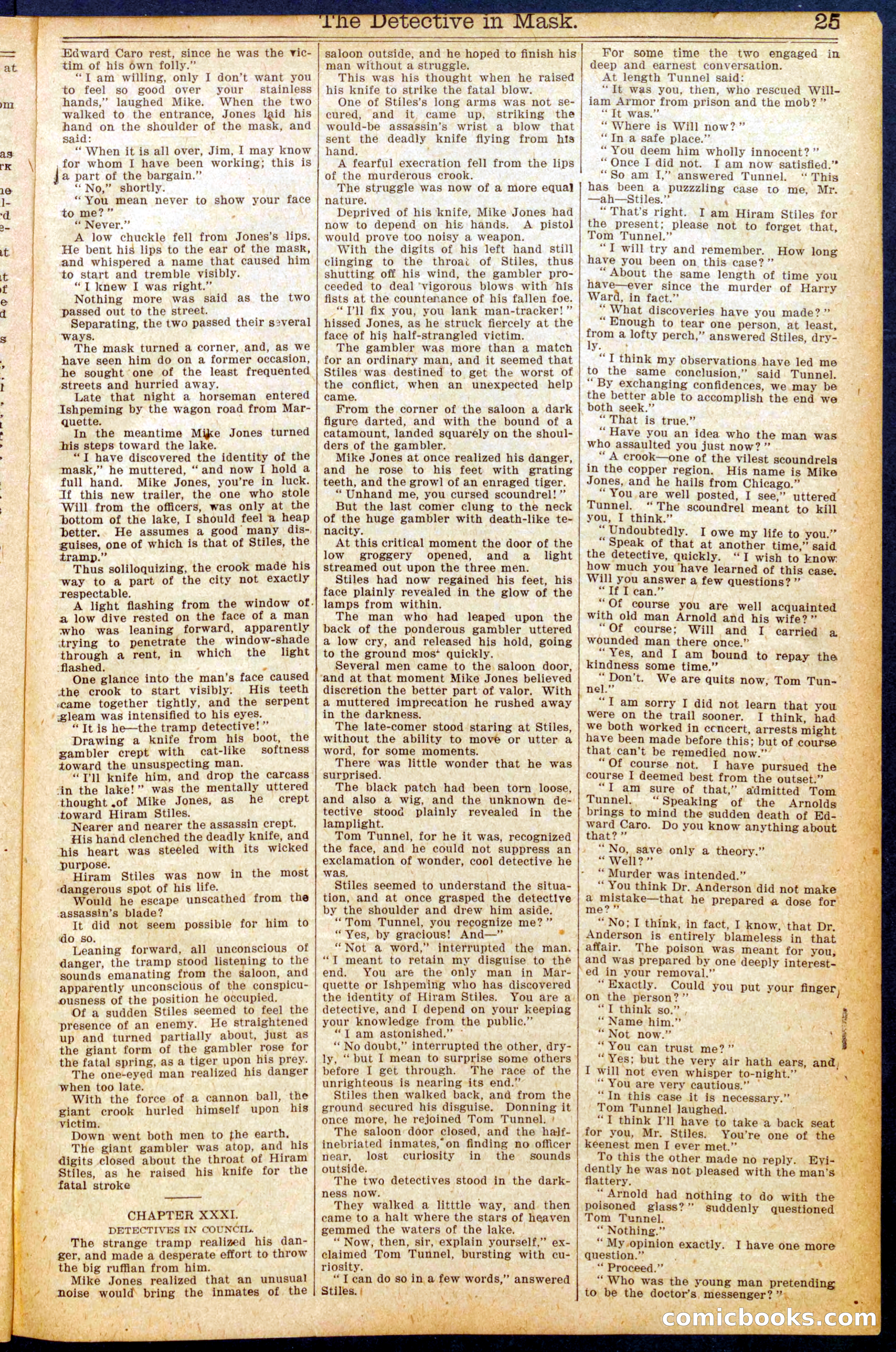Beadle's New York Dime Library No. 924 — page 25 of 32