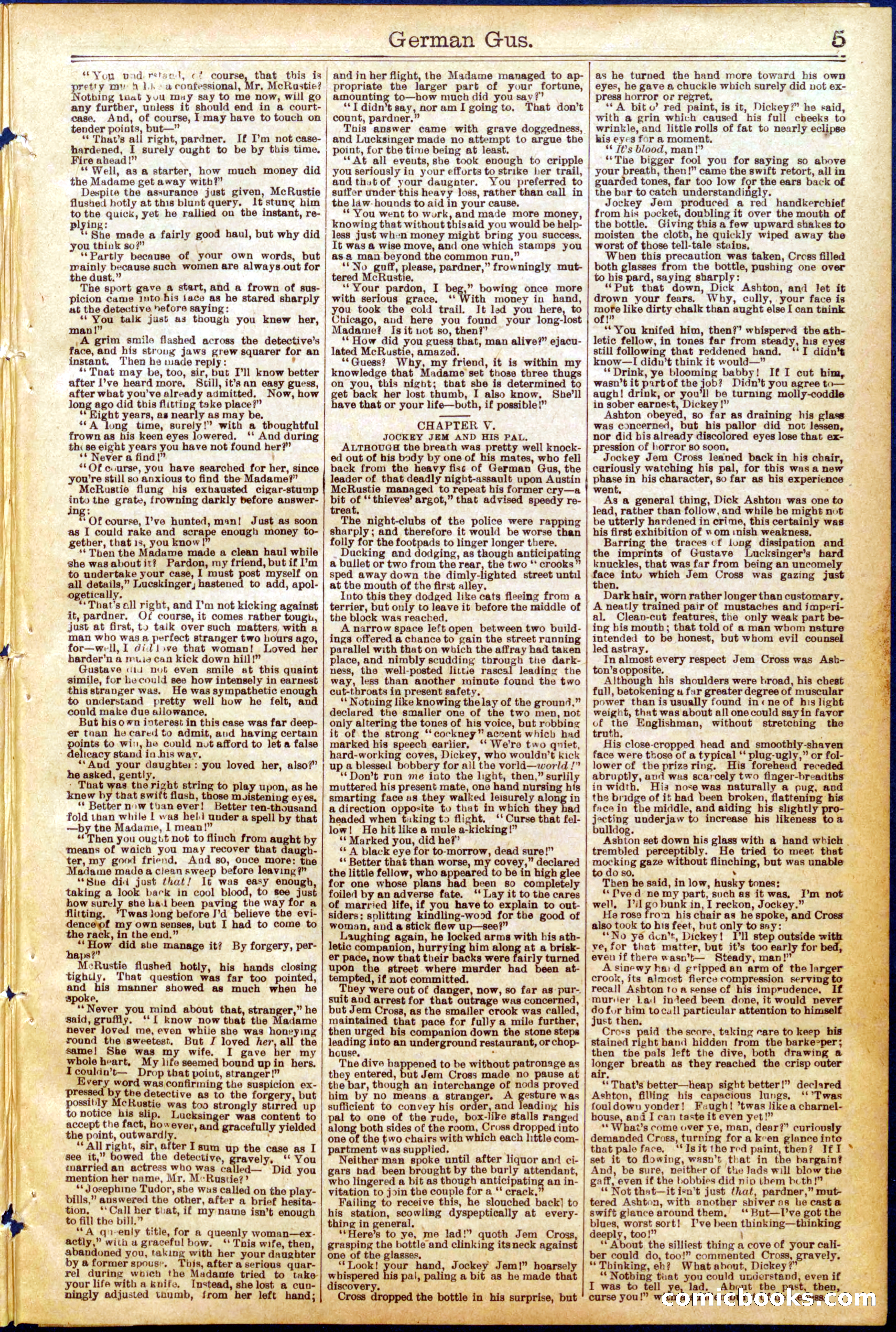 Beadle's New York Dime Library No. 937 — page 5 of 32