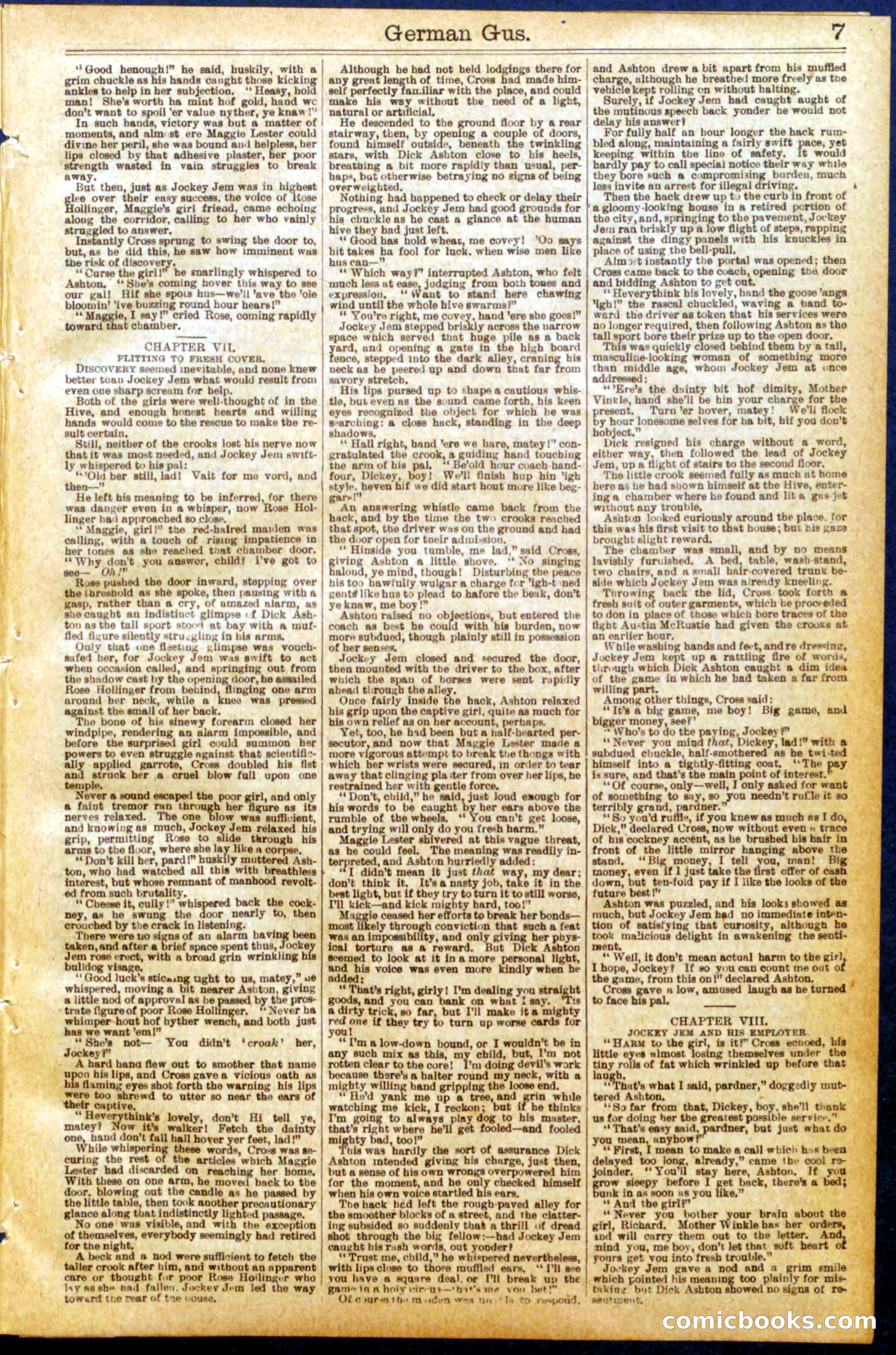 Beadle's New York Dime Library No. 937 — page 7 of 32