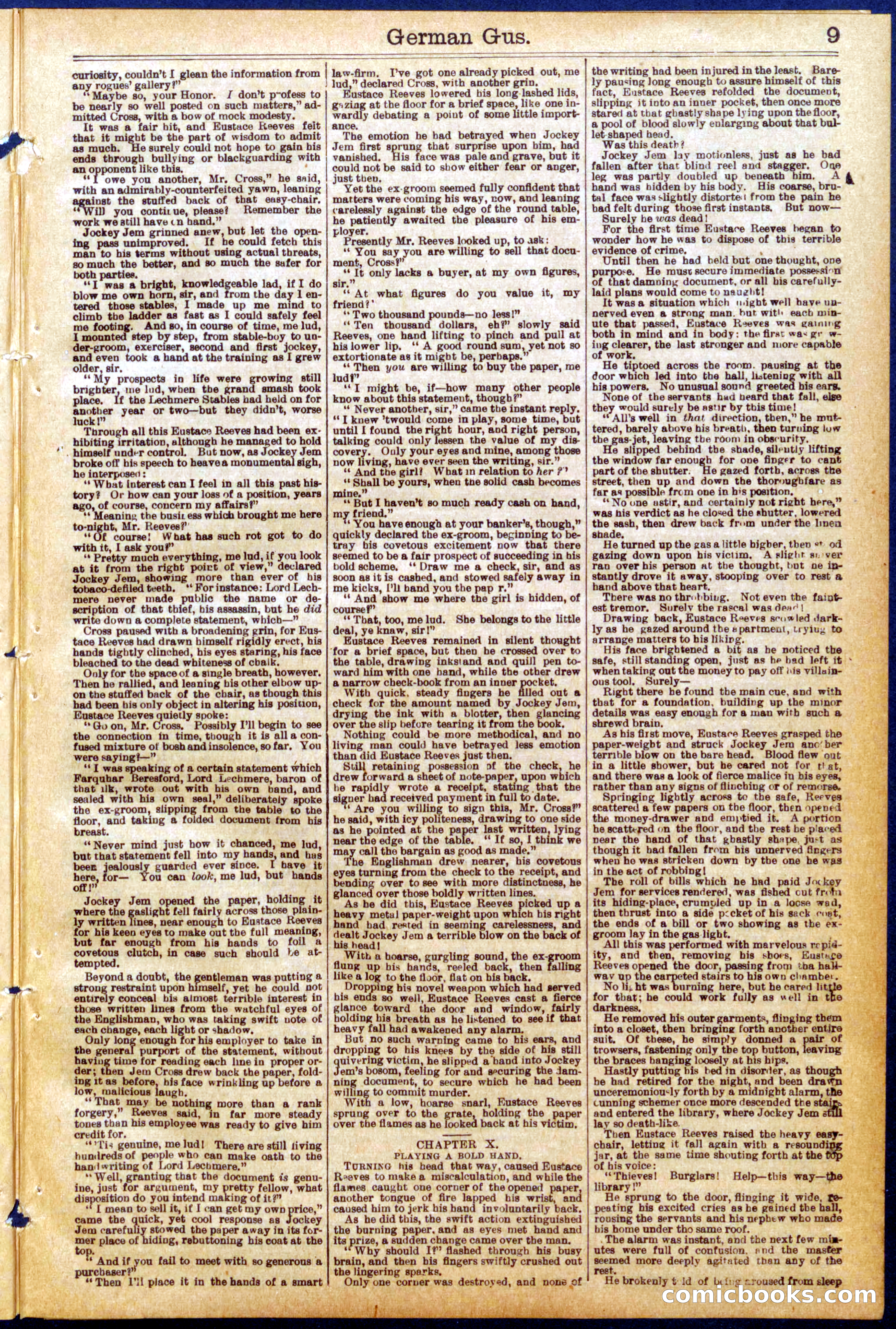 Beadle's New York Dime Library No. 937 — page 9 of 32