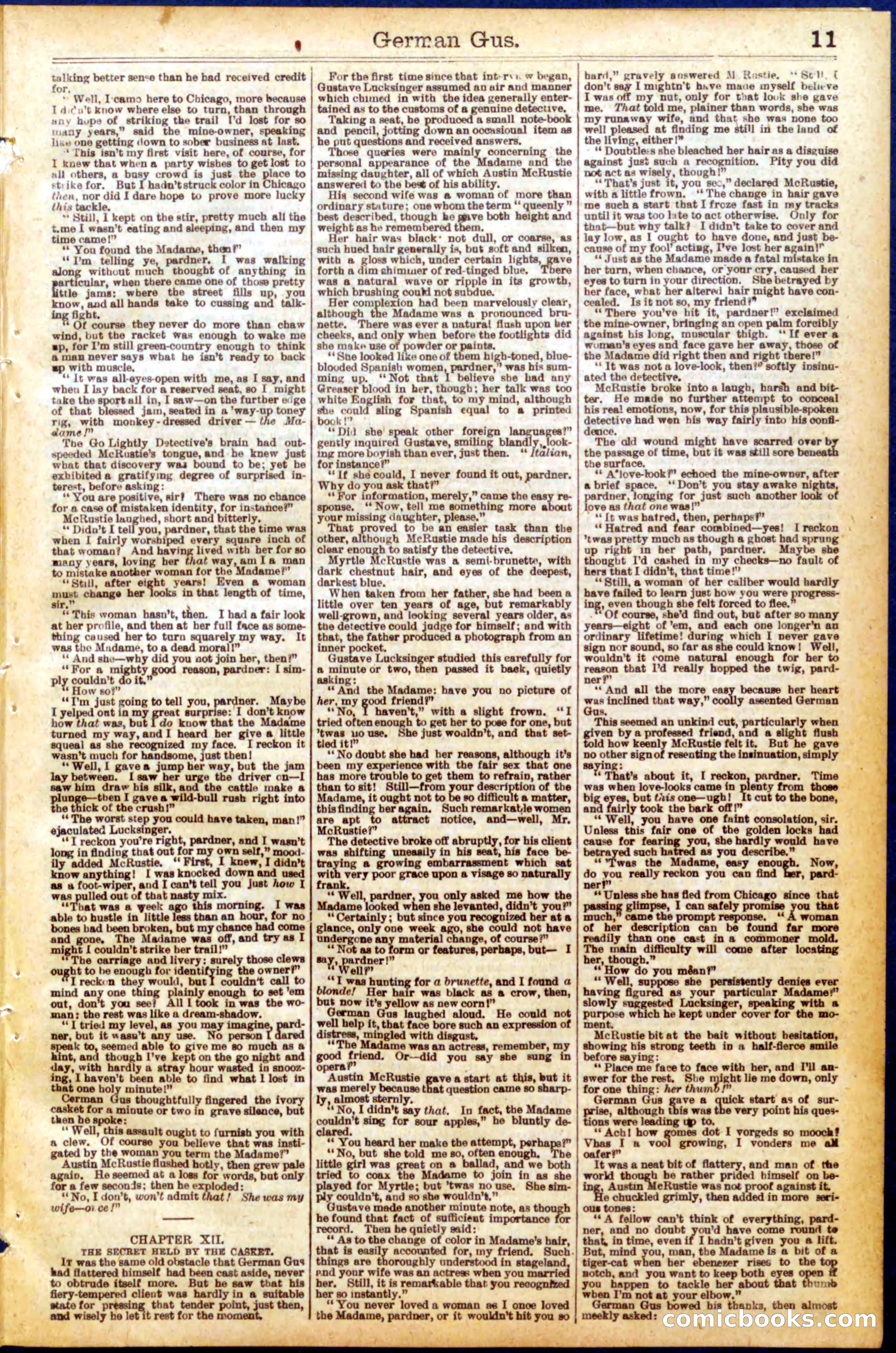 Beadle's New York Dime Library No. 937 — page 11 of 32