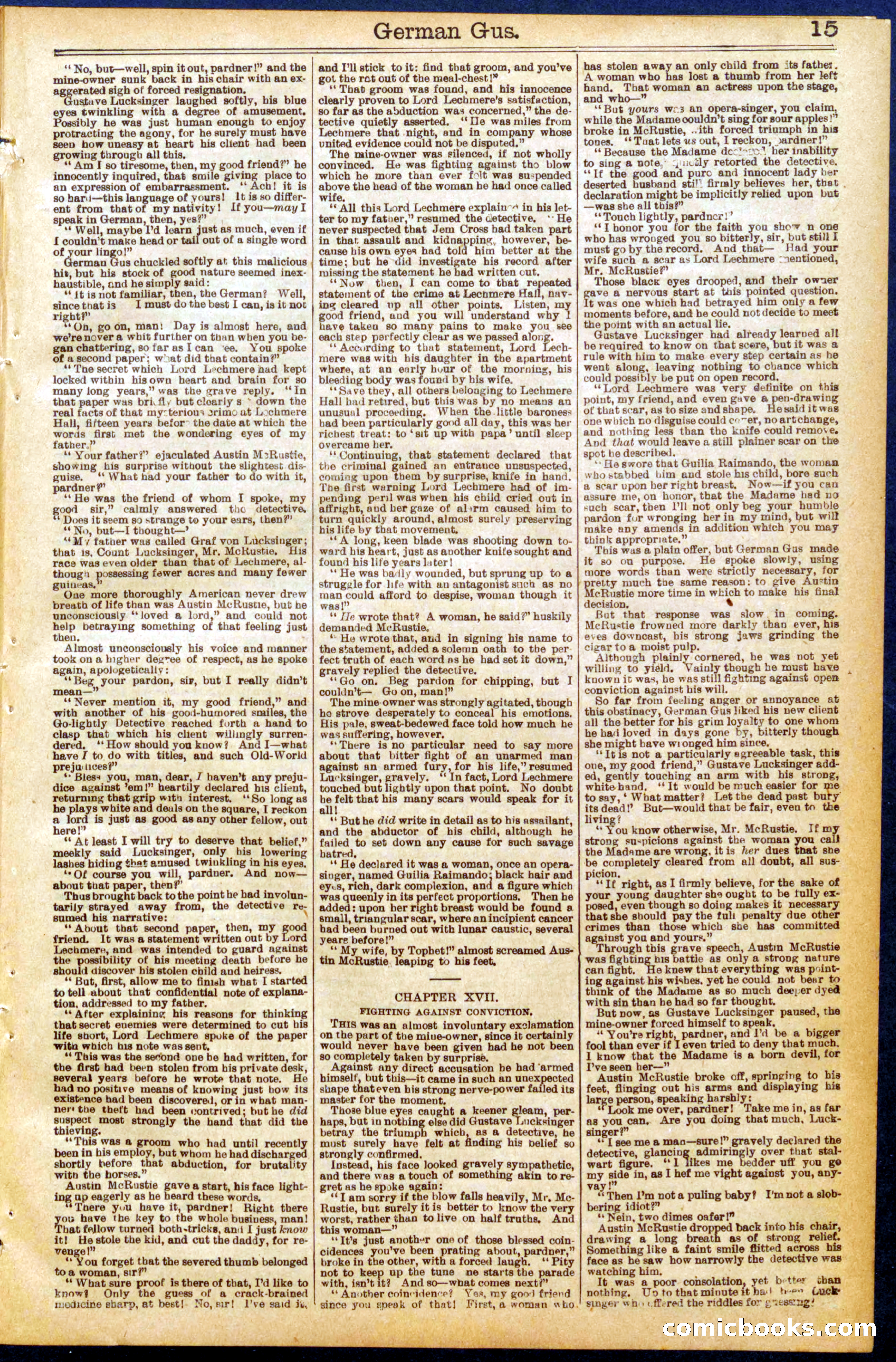 Beadle's New York Dime Library No. 937 — page 15 of 32