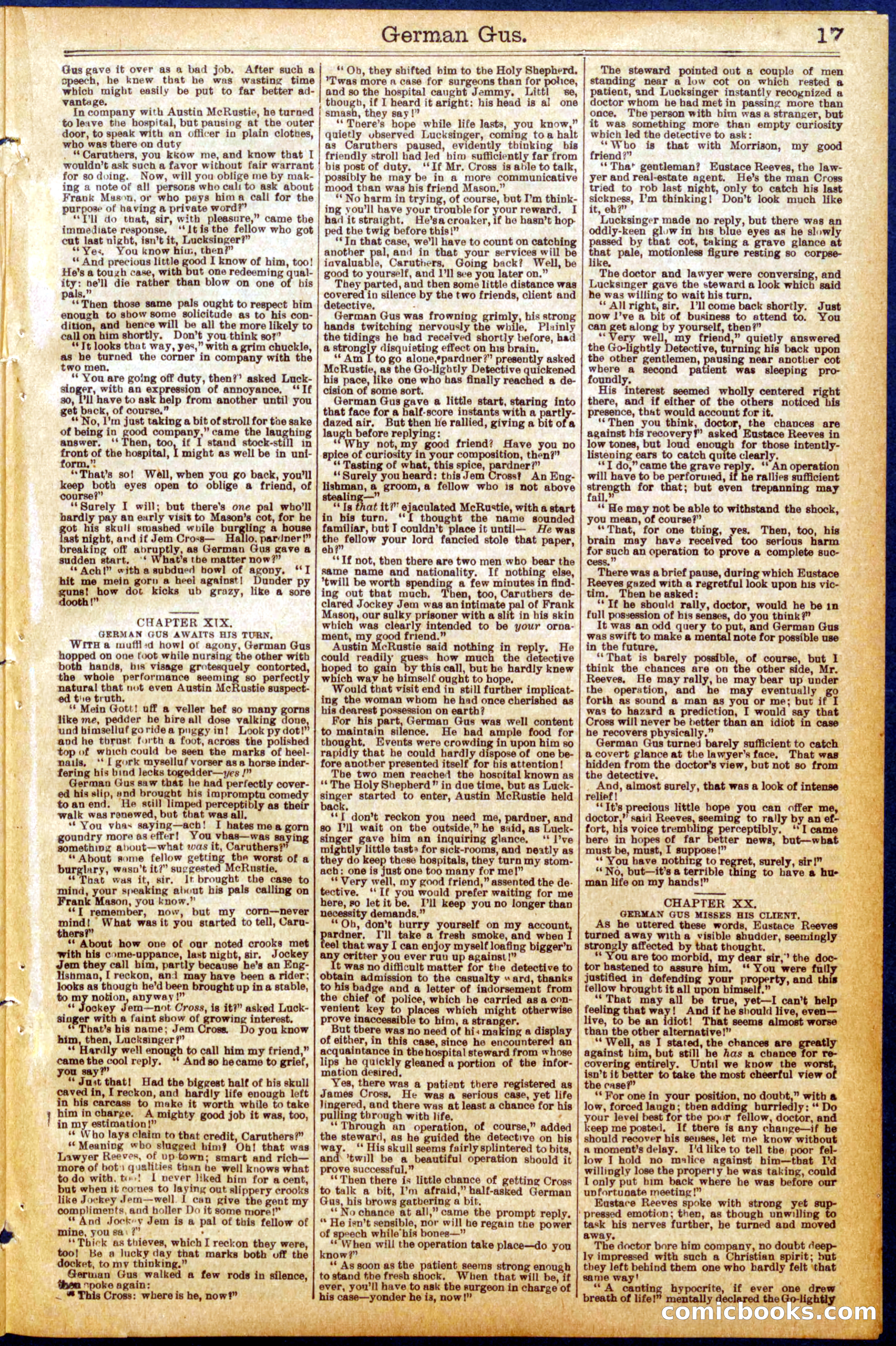 Beadle's New York Dime Library No. 937 — page 17 of 32