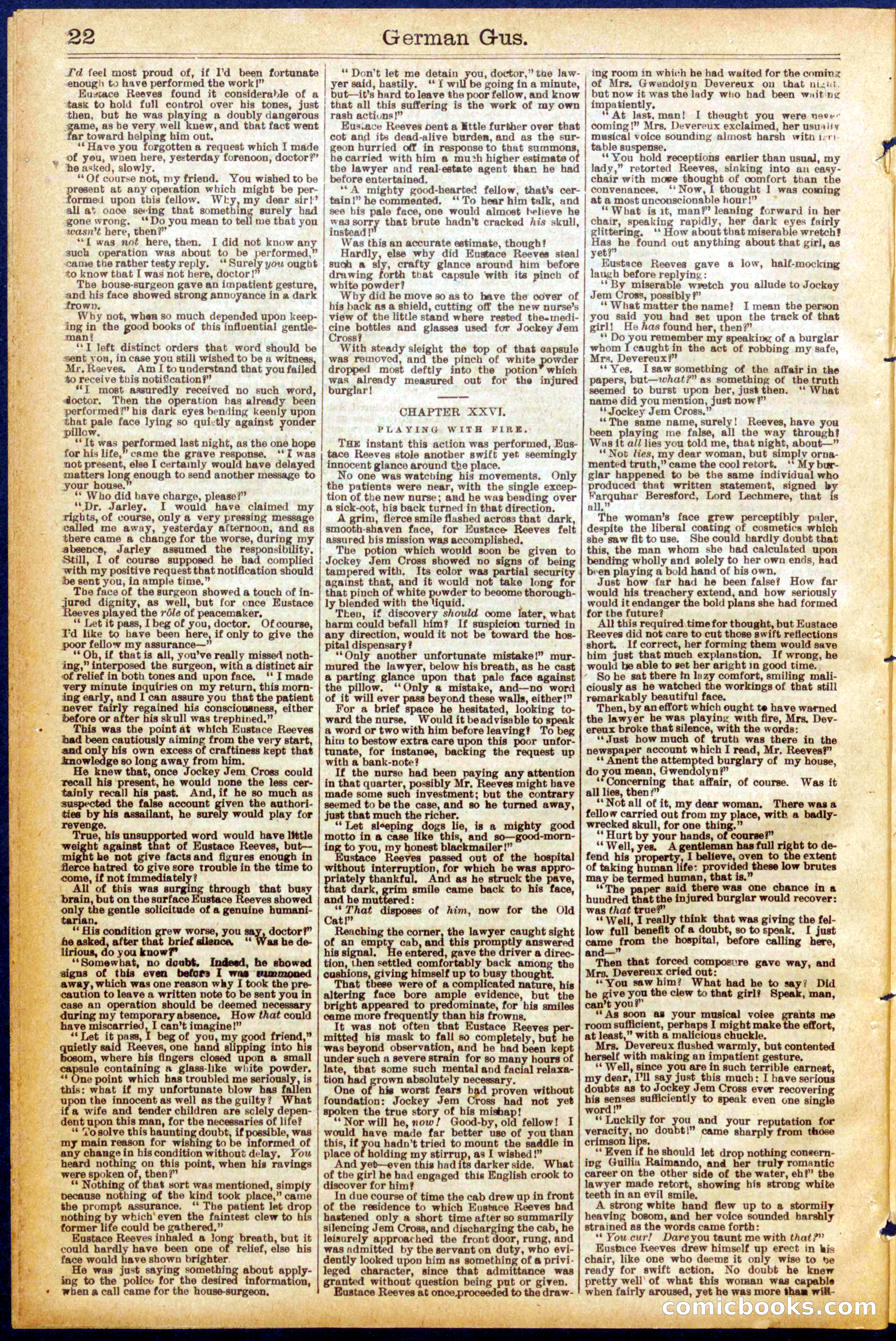 Beadle's New York Dime Library No. 937 — page 22 of 32