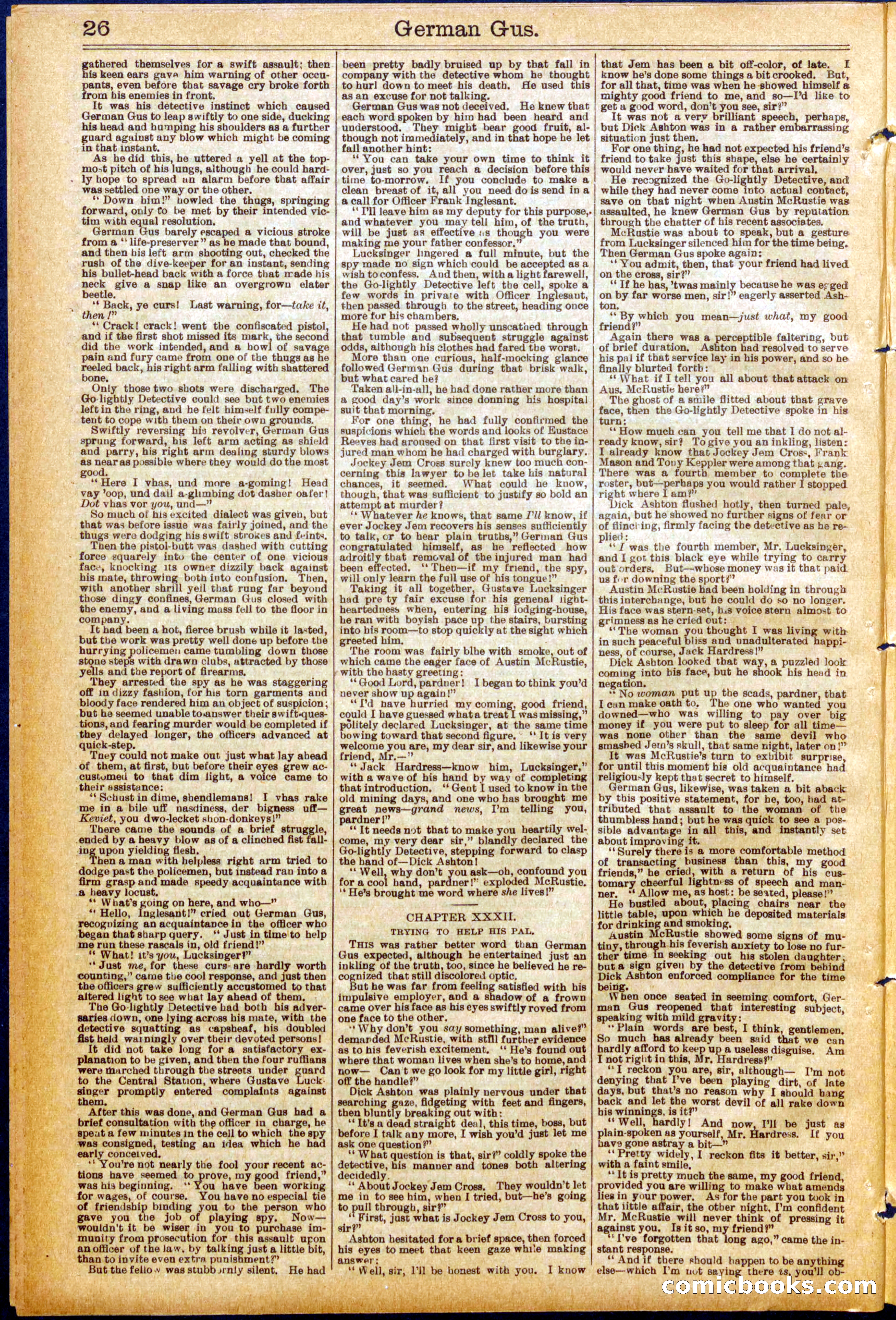 Beadle's New York Dime Library No. 937 — page 26 of 32