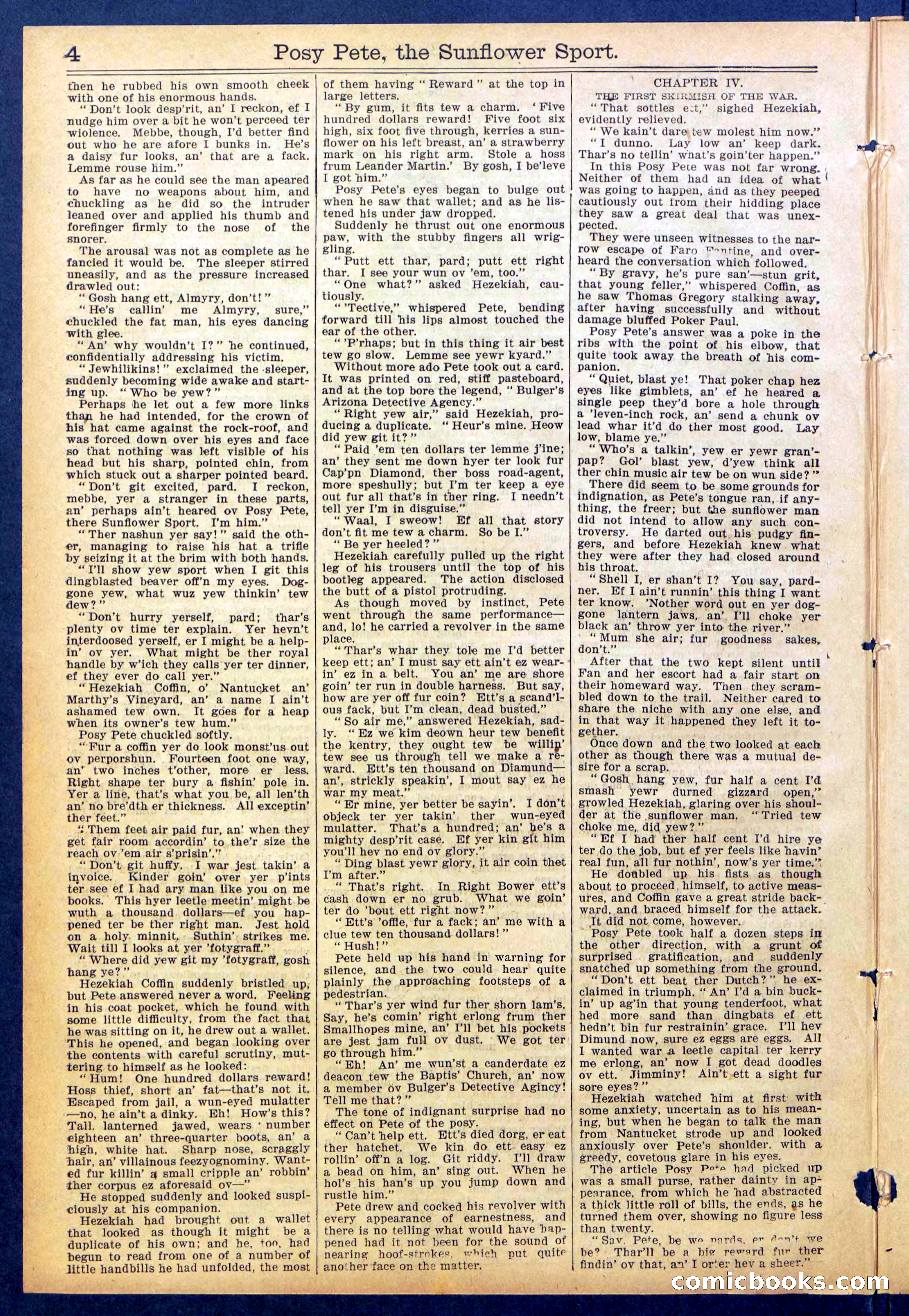 Beadle's New York Dime Library No. 938 — page 4 of 32