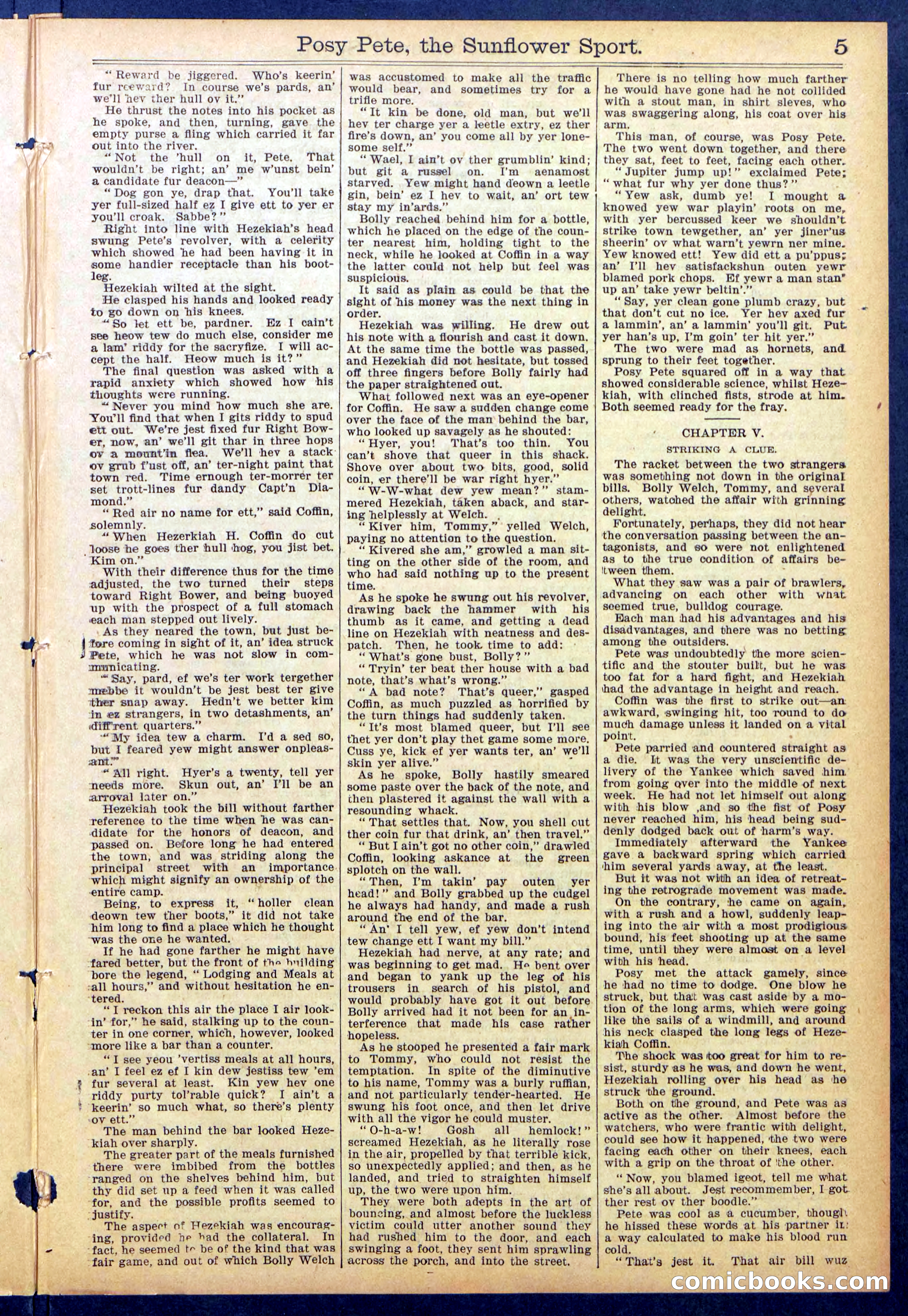 Beadle's New York Dime Library No. 938 — page 5 of 32