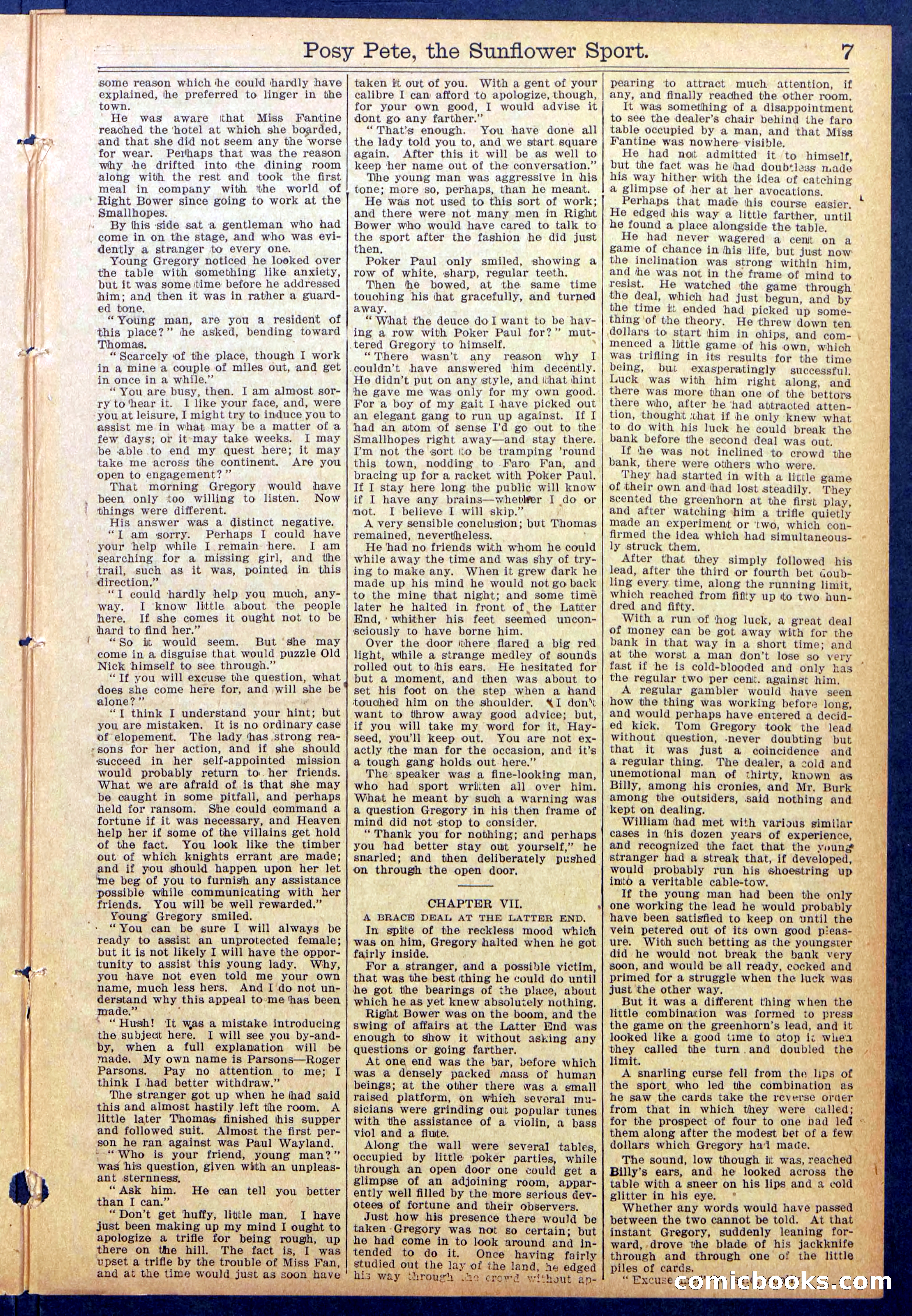 Beadle's New York Dime Library No. 938 — page 7 of 32