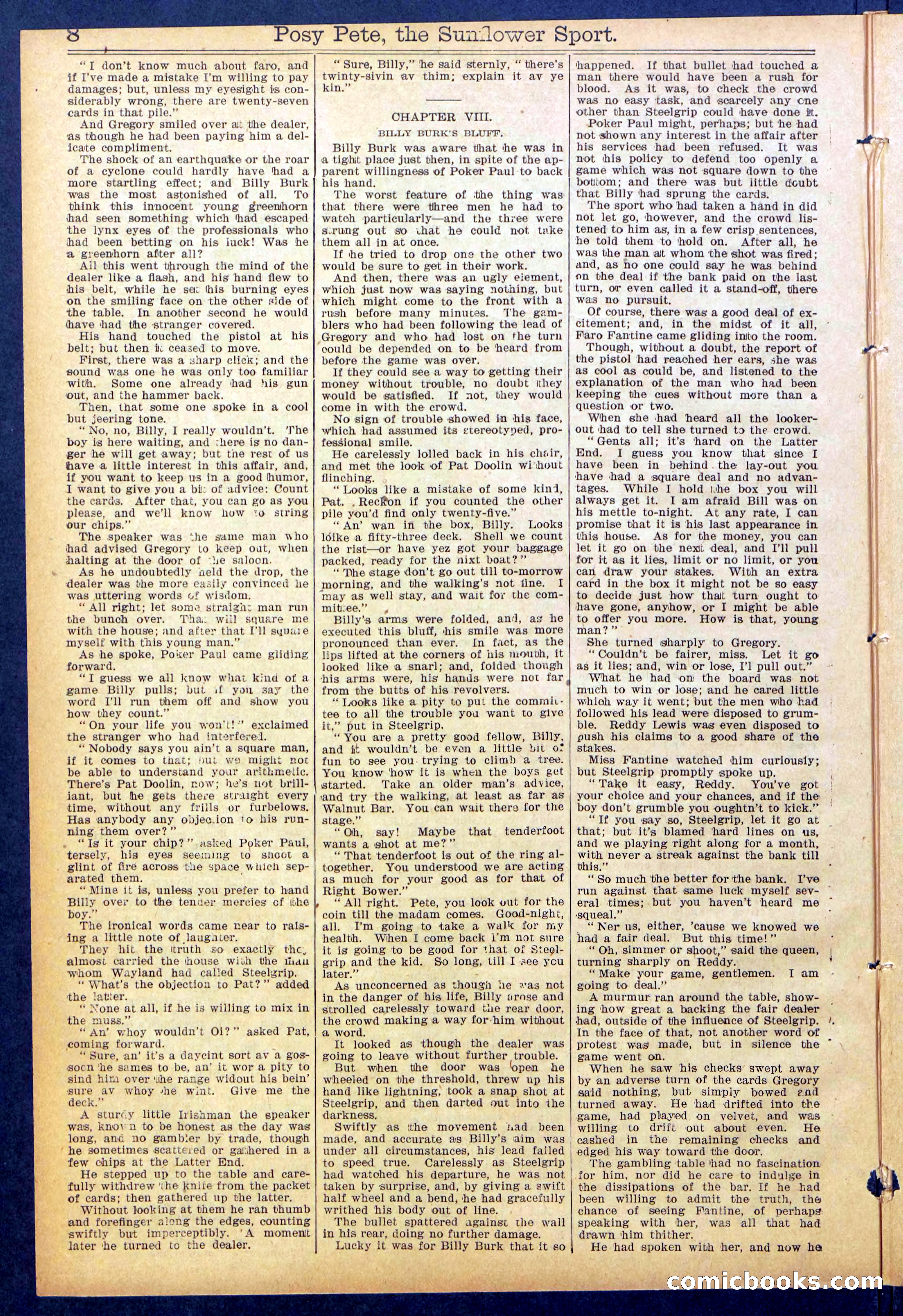 Beadle's New York Dime Library No. 938 — page 8 of 32