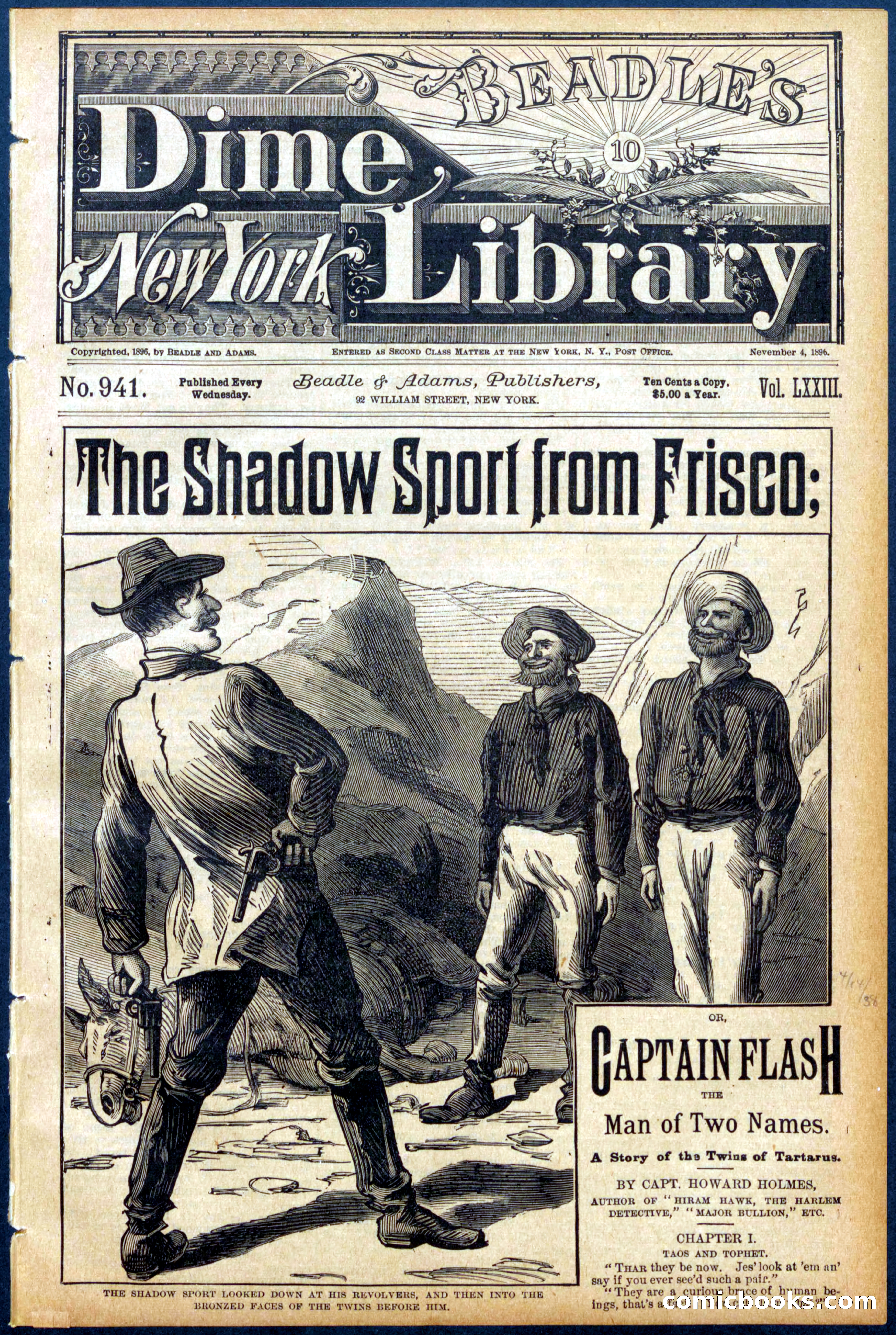 Beadle's Dime Library No. 941 — page 1 of 32