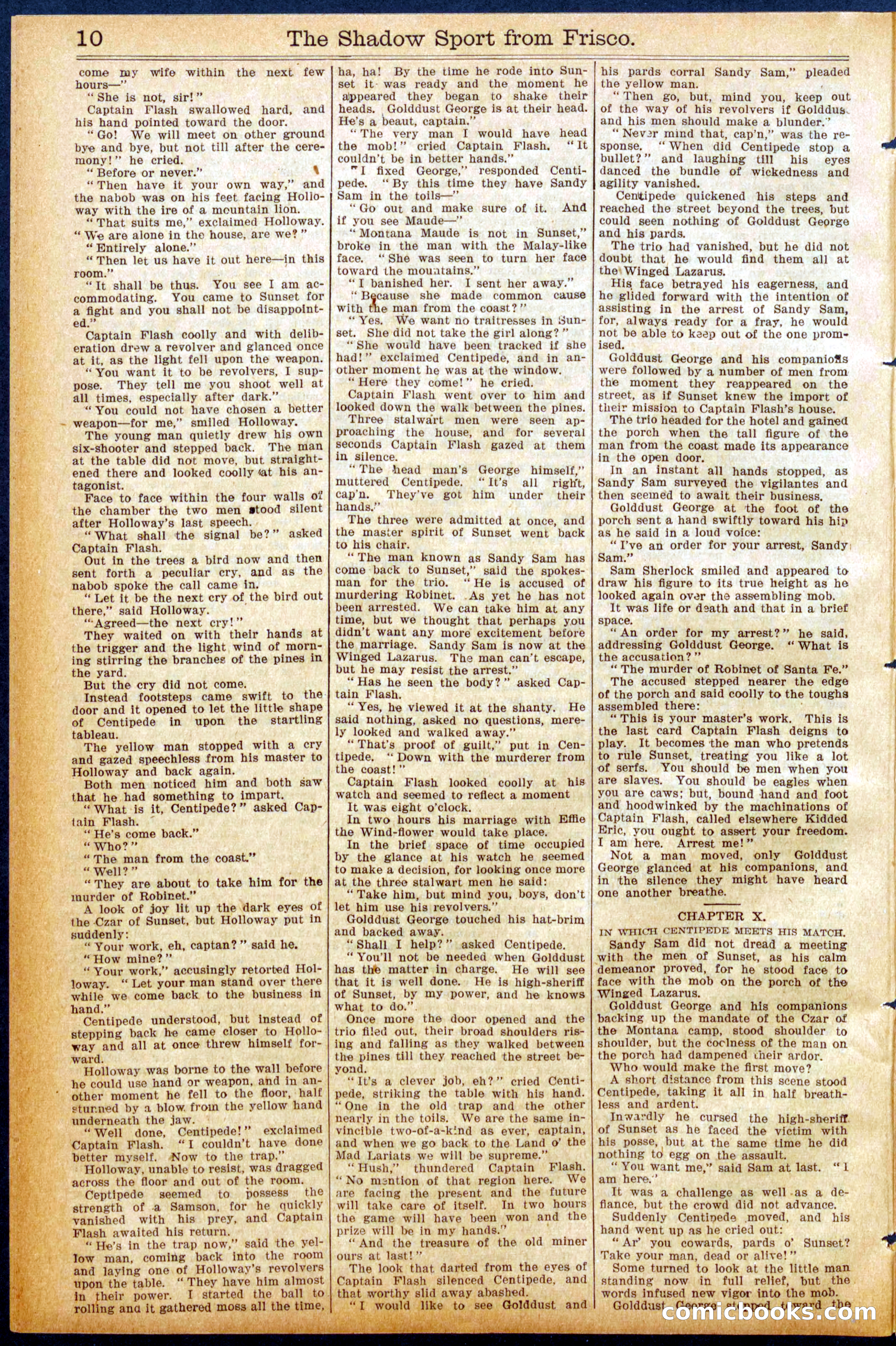 Beadle's Dime Library No. 941 — page 10 of 32