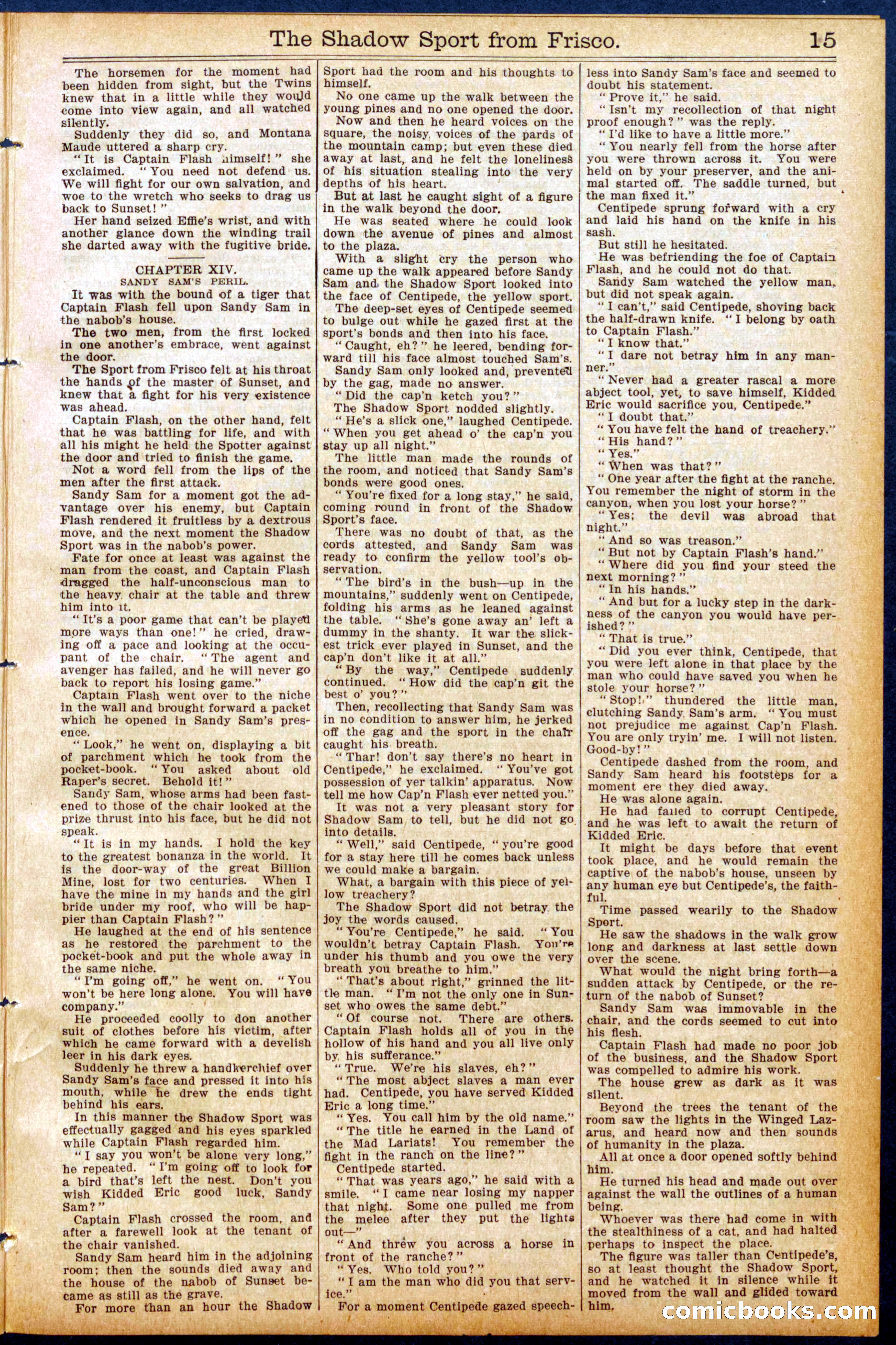 Beadle's Dime Library No. 941 — page 15 of 32