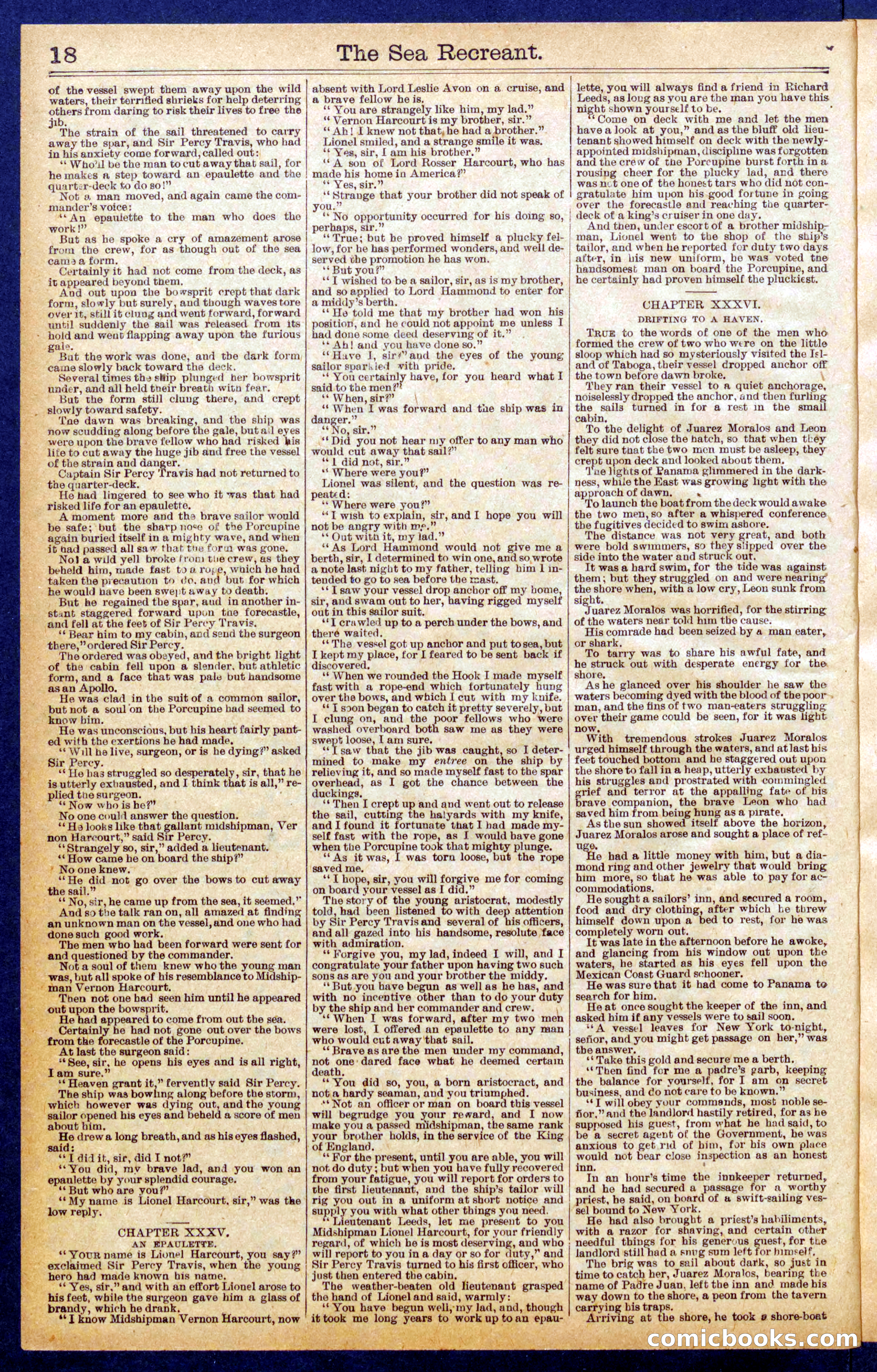 Beadle's Dime Library No. 963 — page 18 of 32
