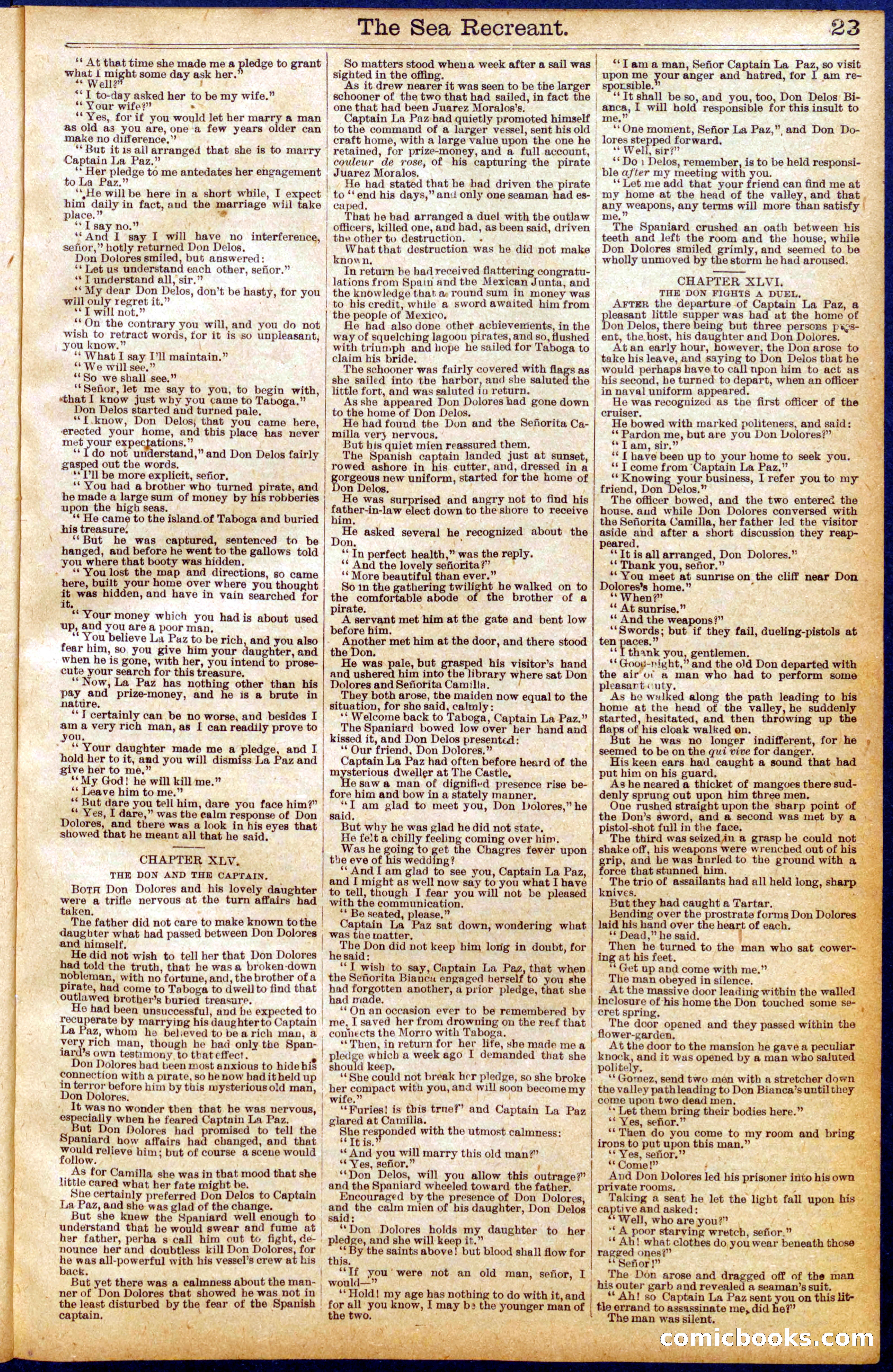 Beadle's Dime Library No. 963 — page 23 of 32