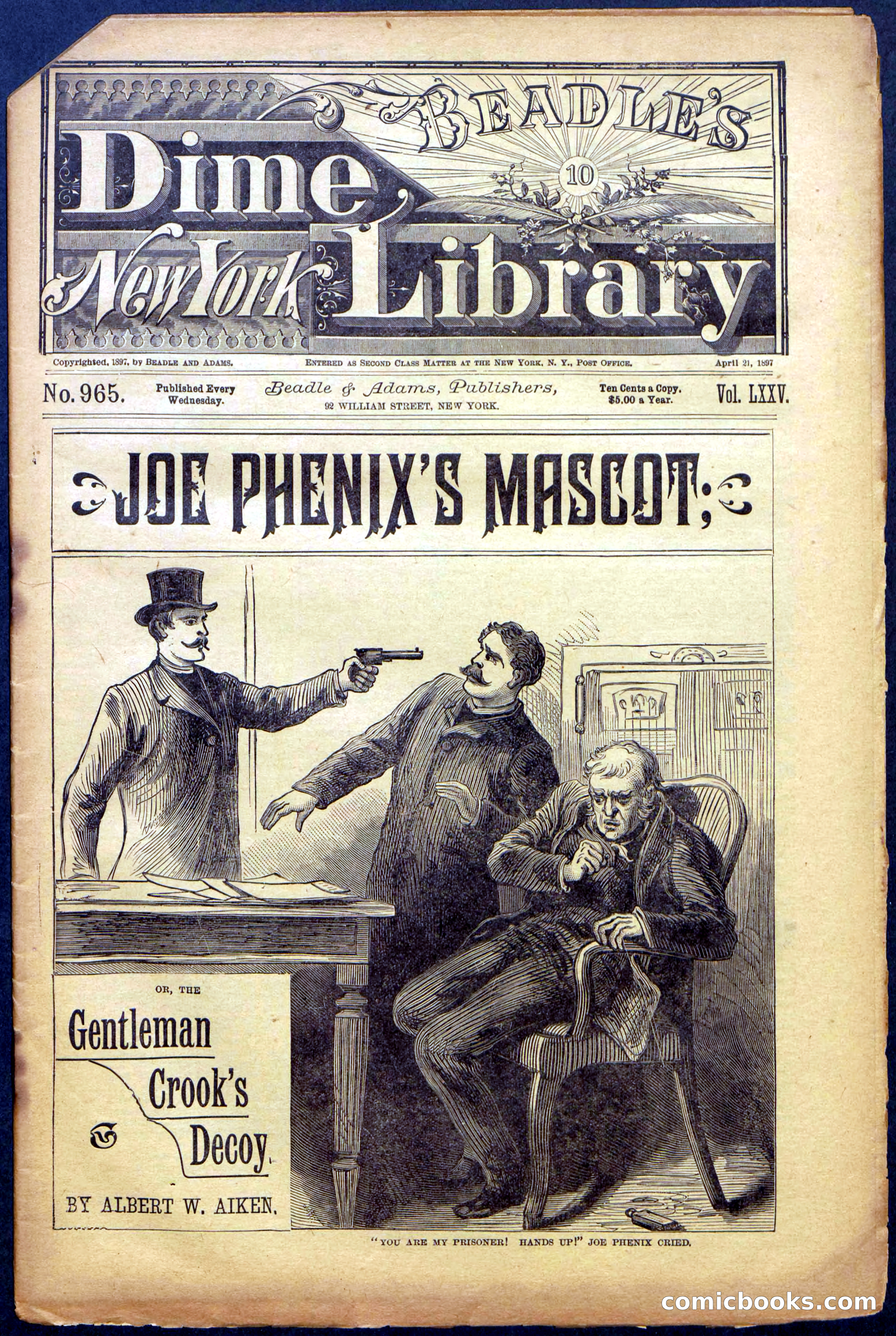 Beadle's Dime Library No. 965 — page 1 of 32
