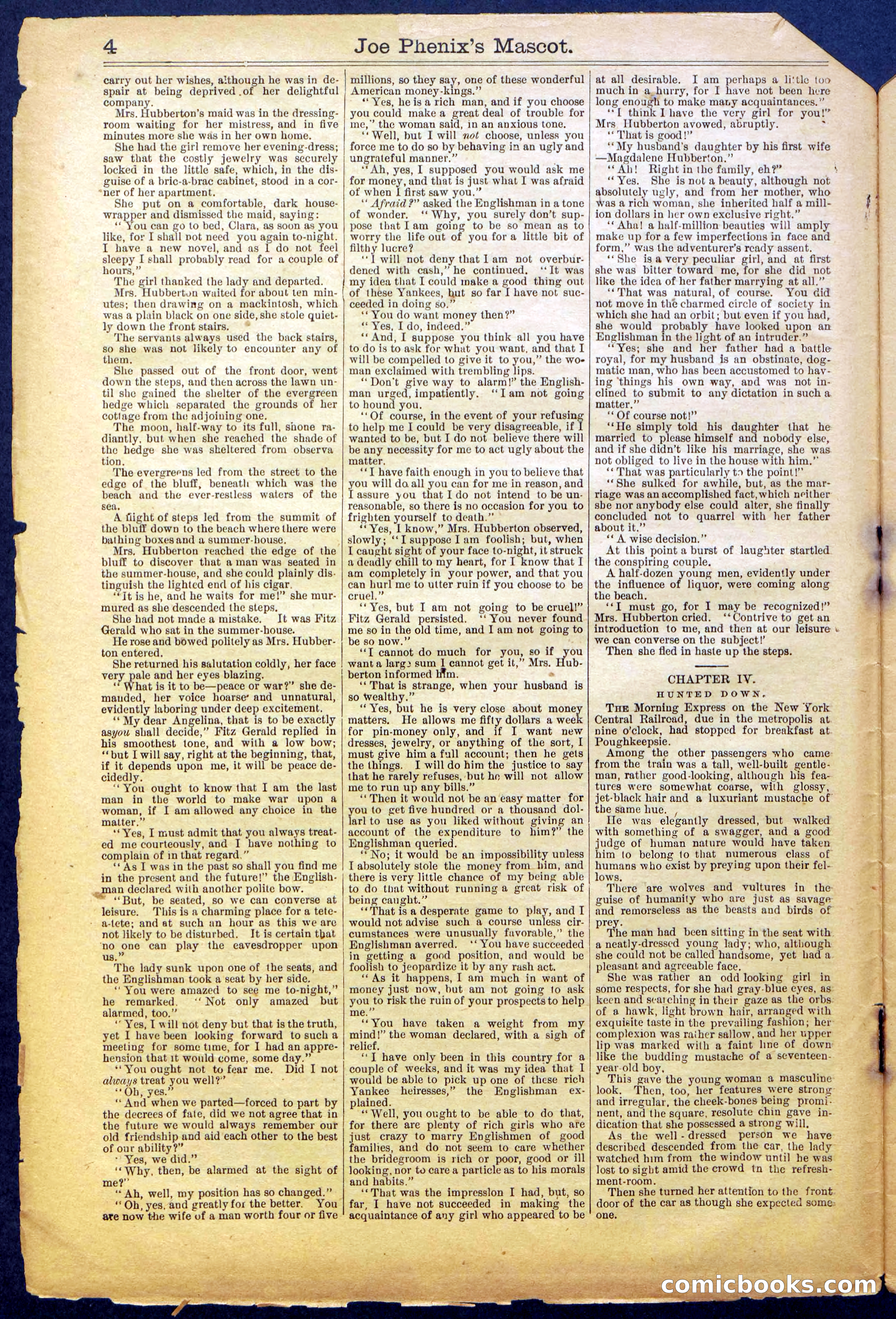 Beadle's Dime Library No. 965 — page 4 of 32