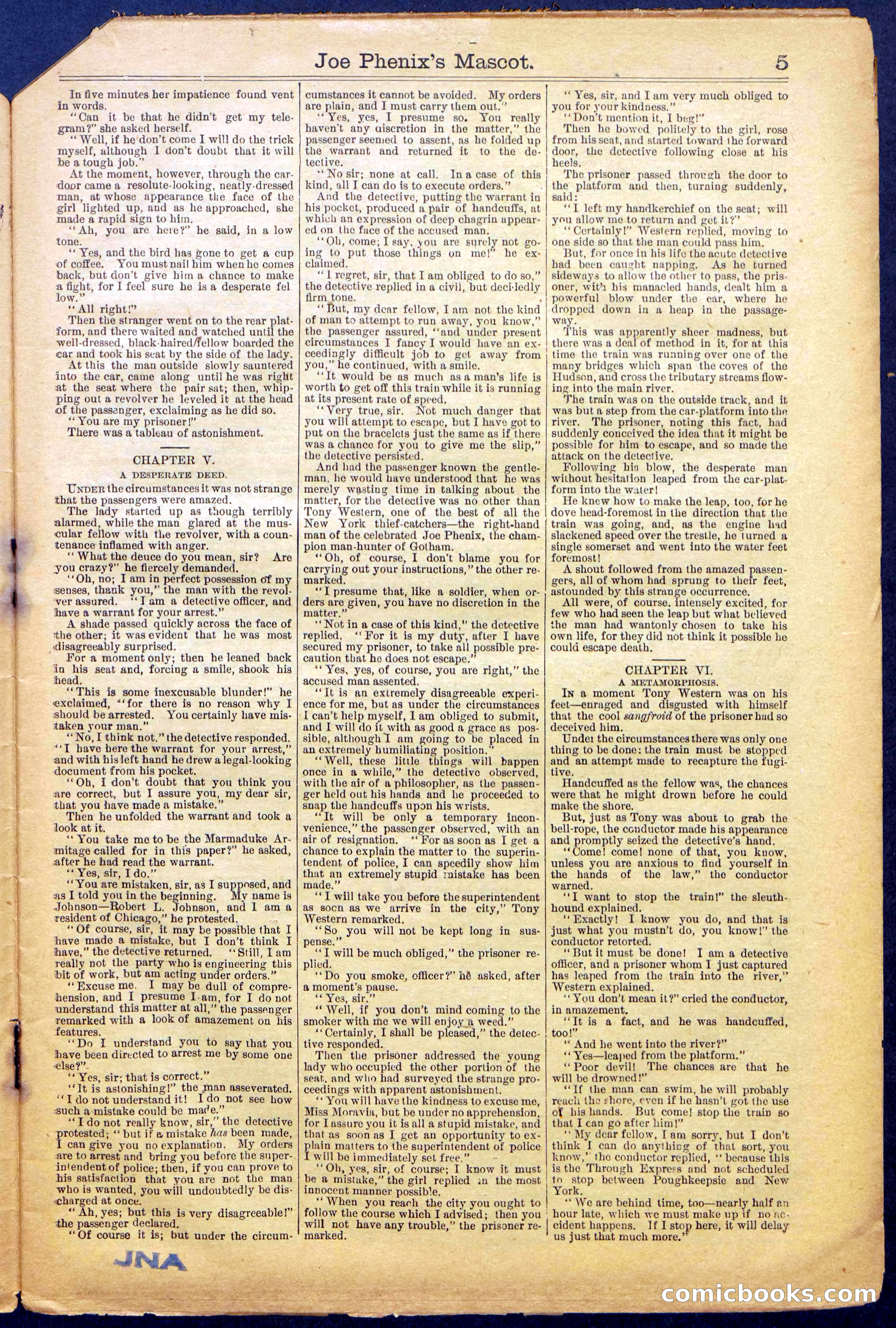 Beadle's Dime Library No. 965 — page 5 of 32