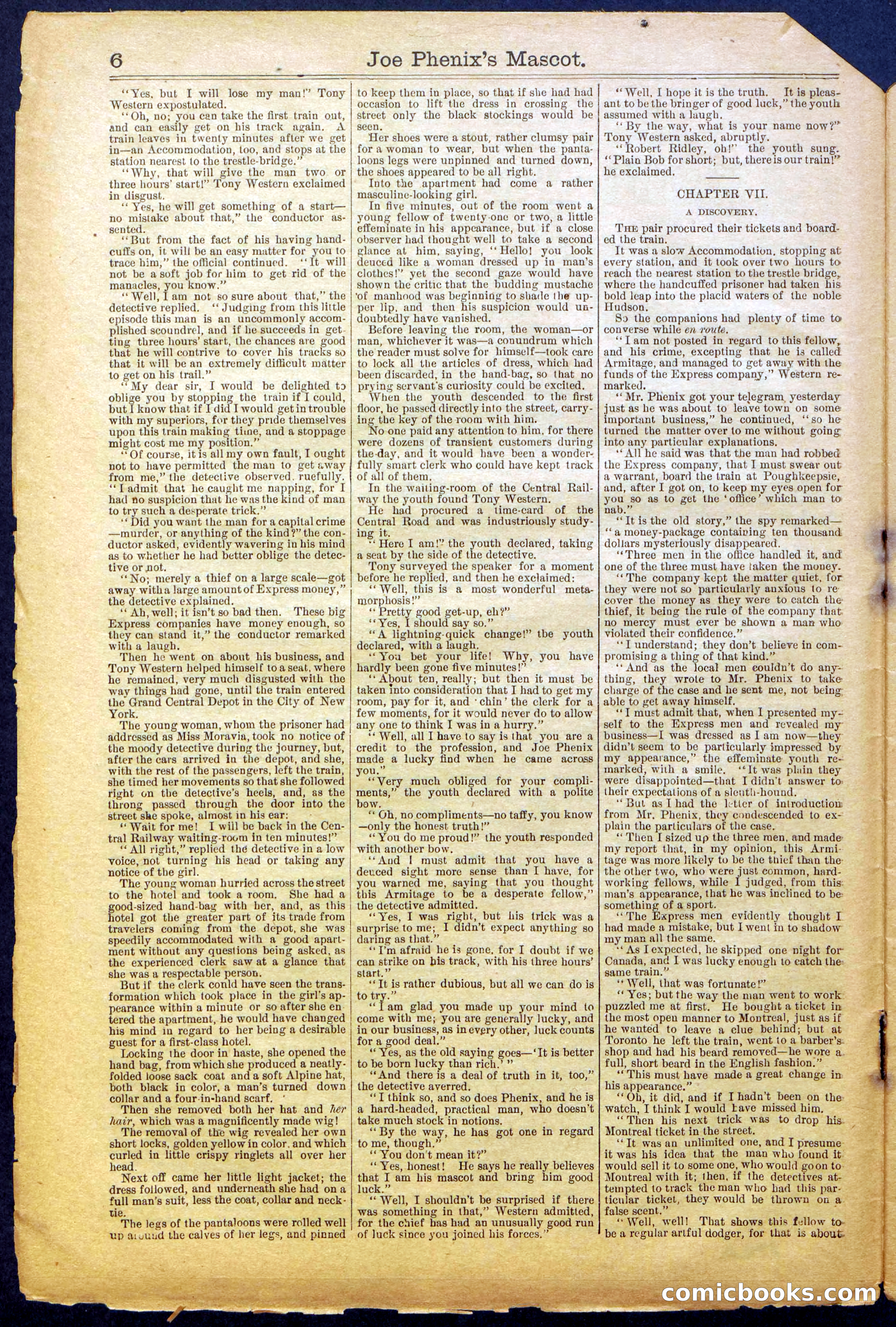 Beadle's Dime Library No. 965 — page 6 of 32