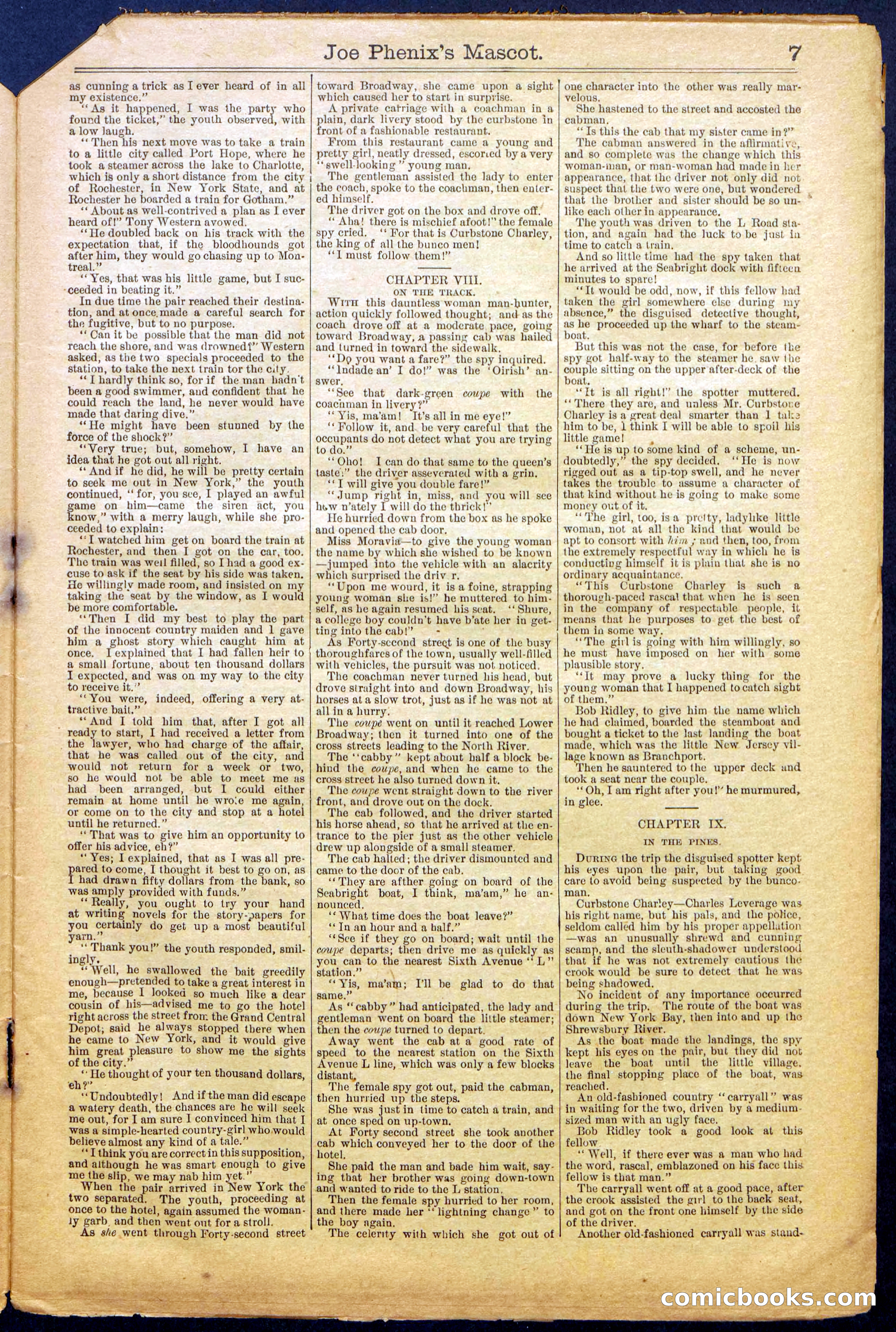 Beadle's Dime Library No. 965 — page 7 of 32