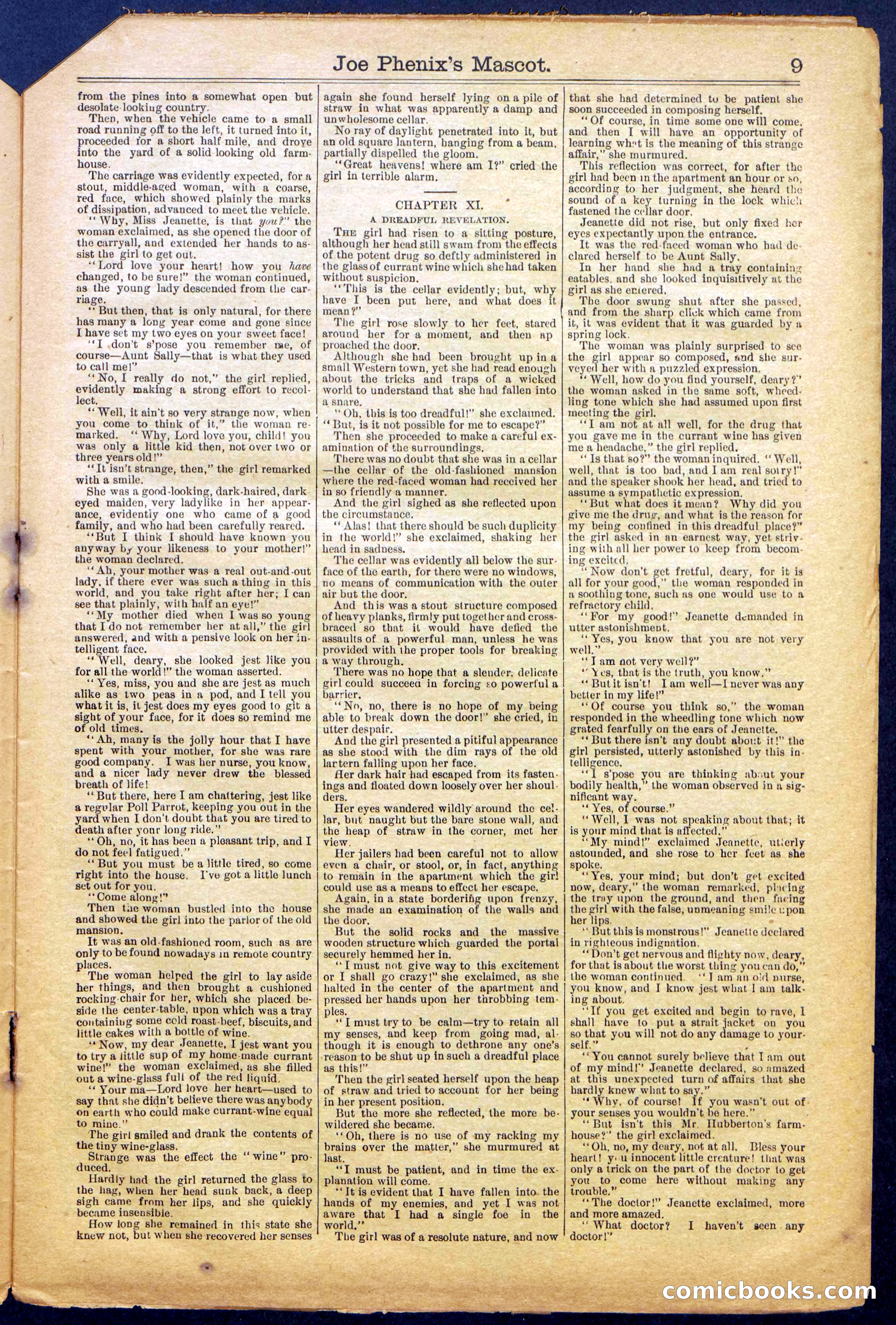 Beadle's Dime Library No. 965 — page 9 of 32
