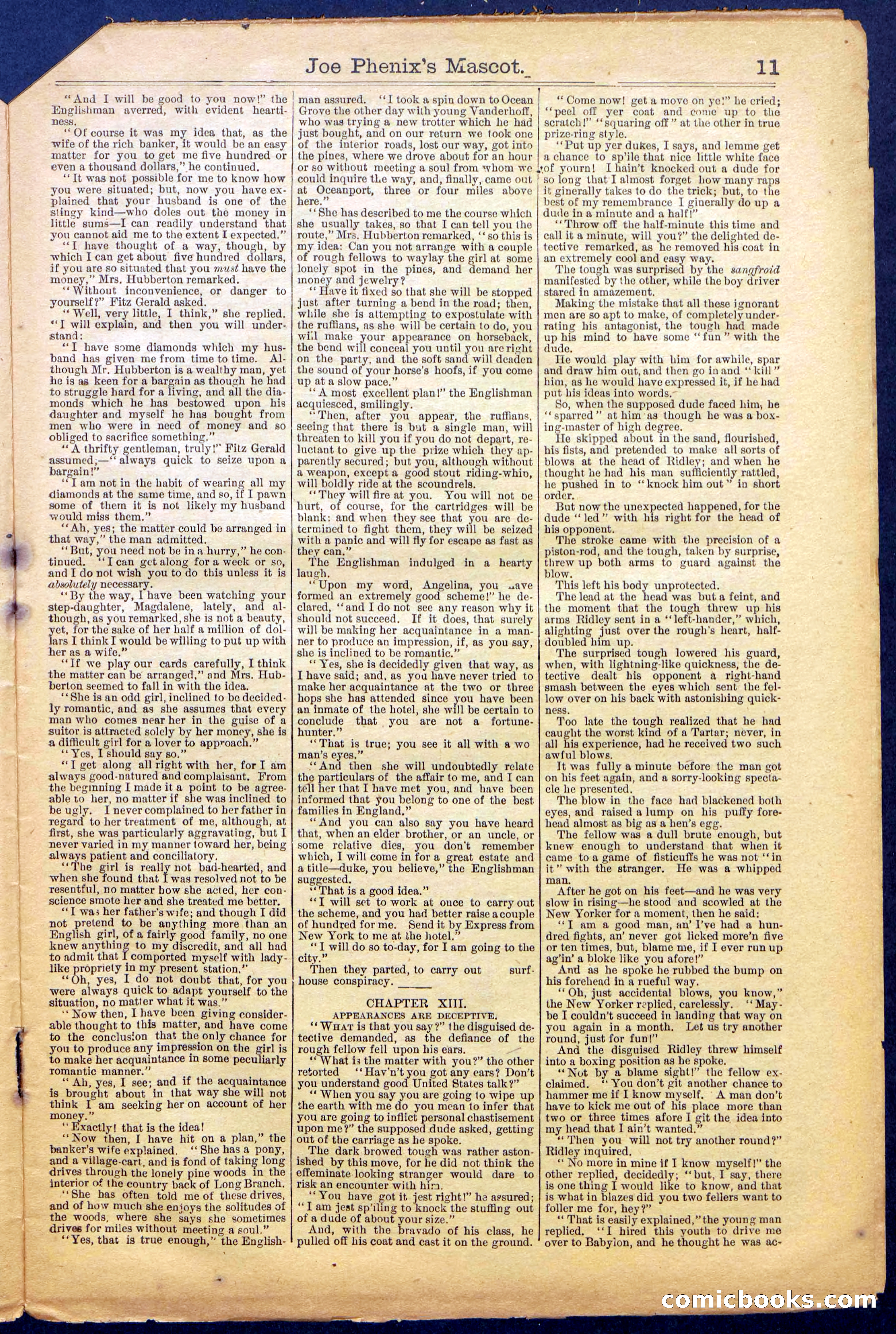 Beadle's Dime Library No. 965 — page 11 of 32