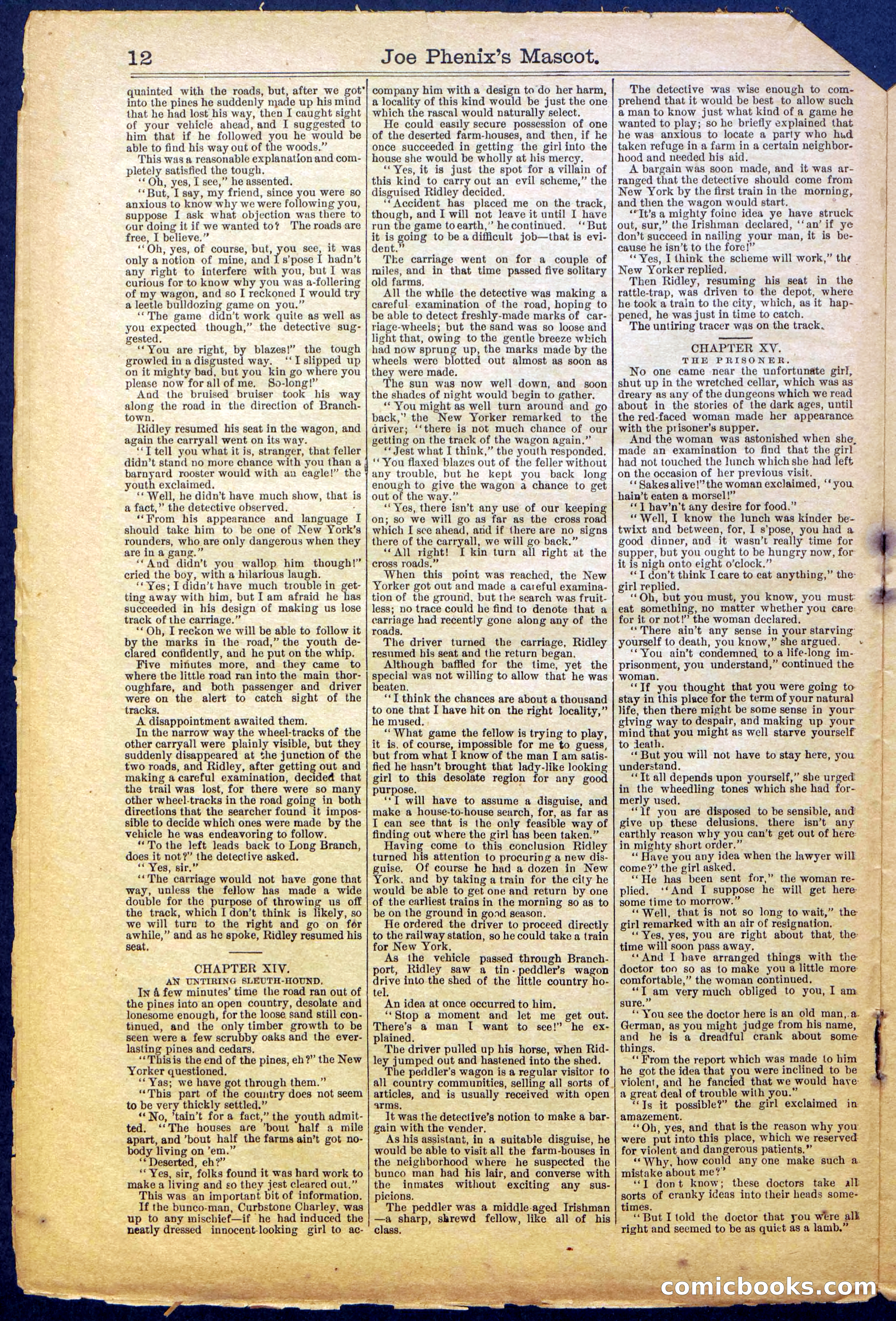 Beadle's Dime Library No. 965 — page 12 of 32