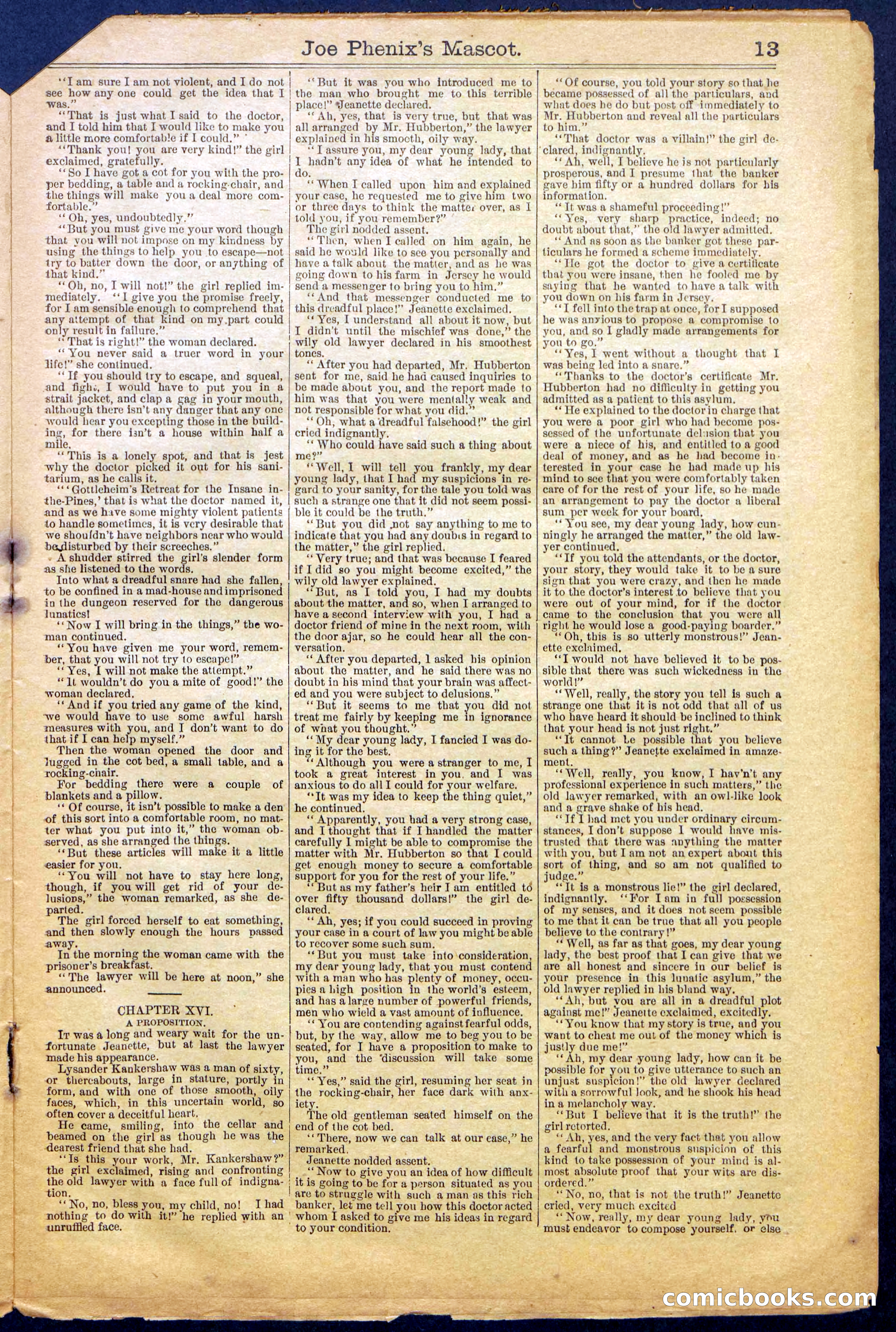 Beadle's Dime Library No. 965 — page 13 of 32