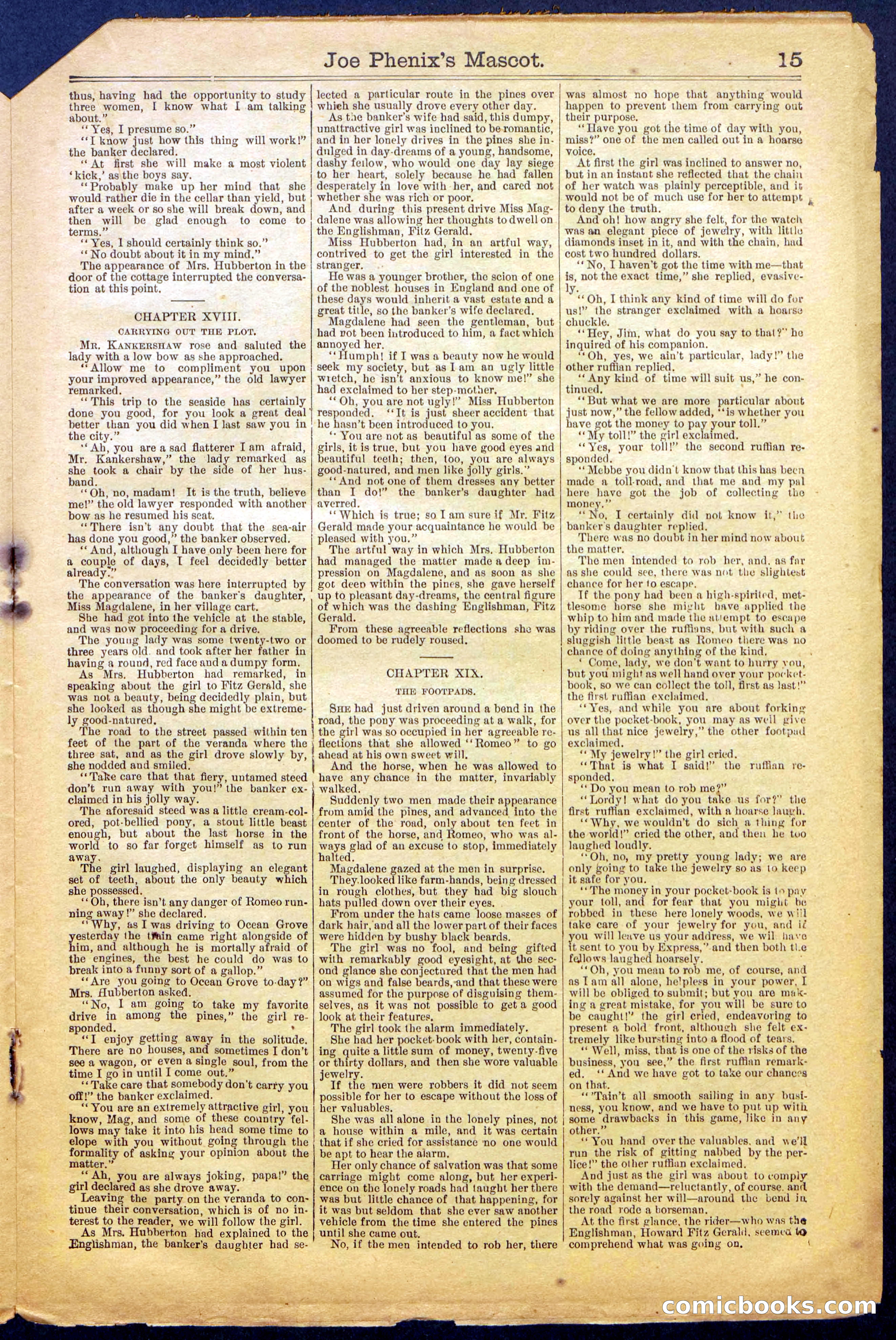 Beadle's Dime Library No. 965 — page 15 of 32