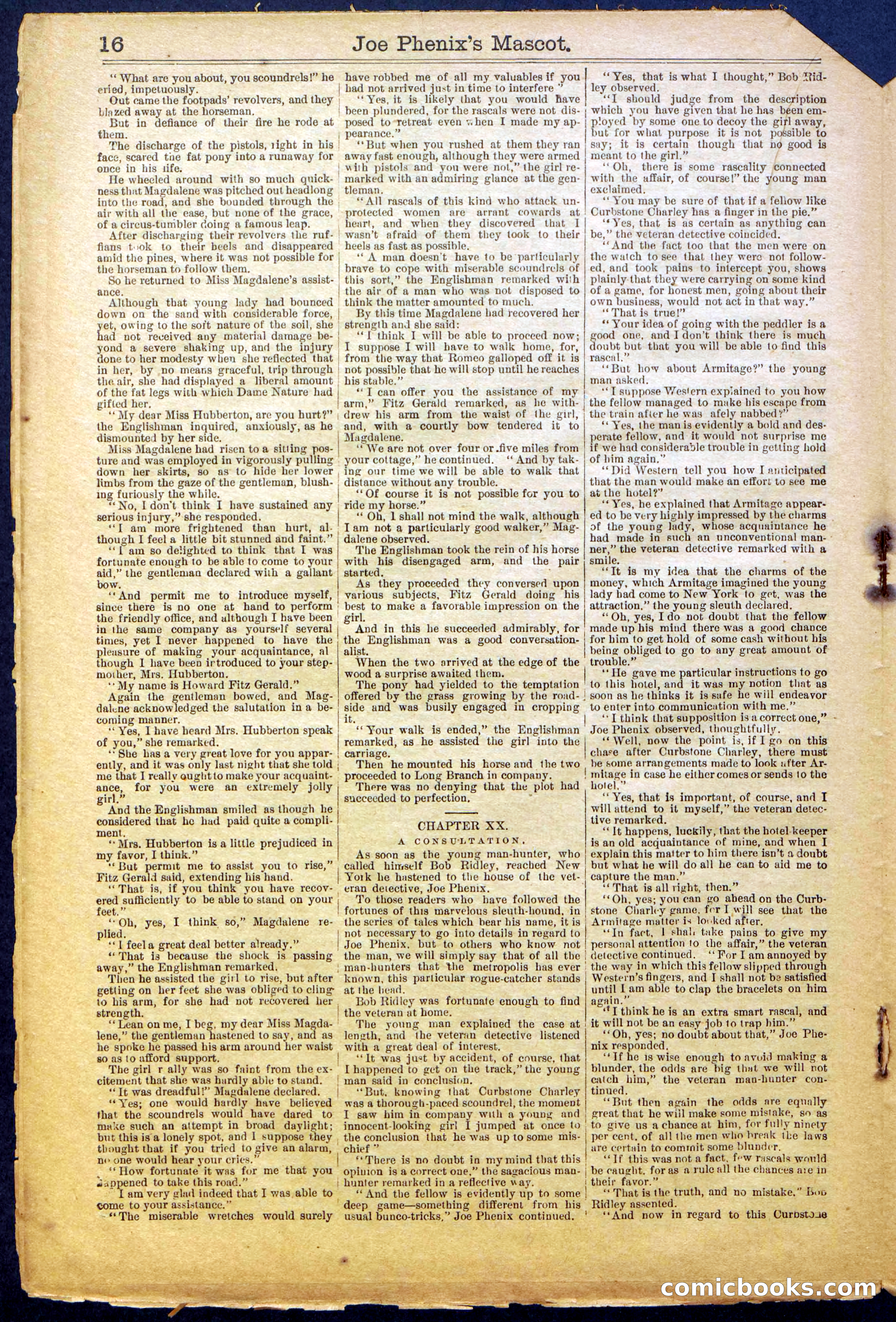 Beadle's Dime Library No. 965 — page 16 of 32