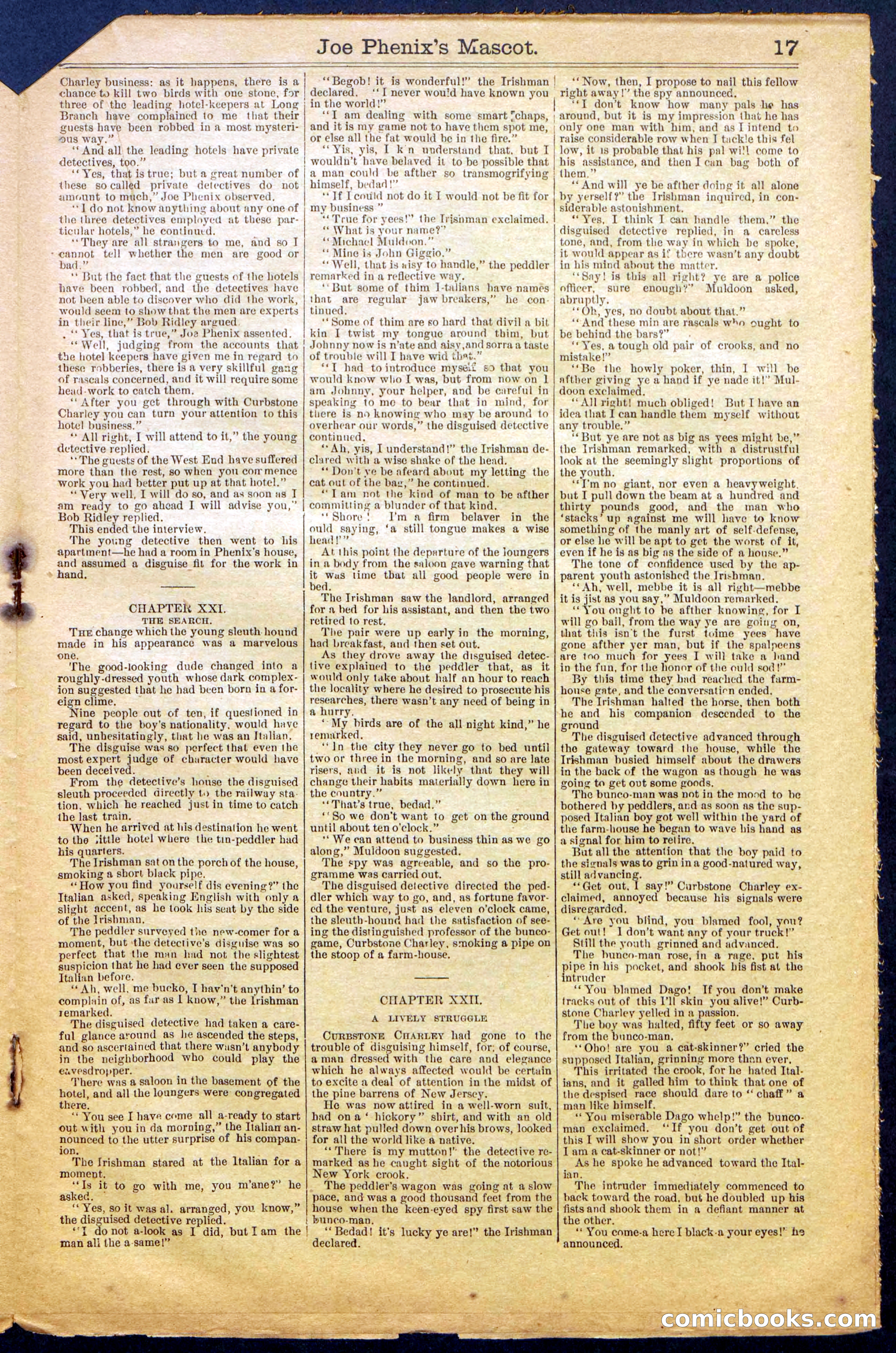 Beadle's Dime Library No. 965 — page 17 of 32