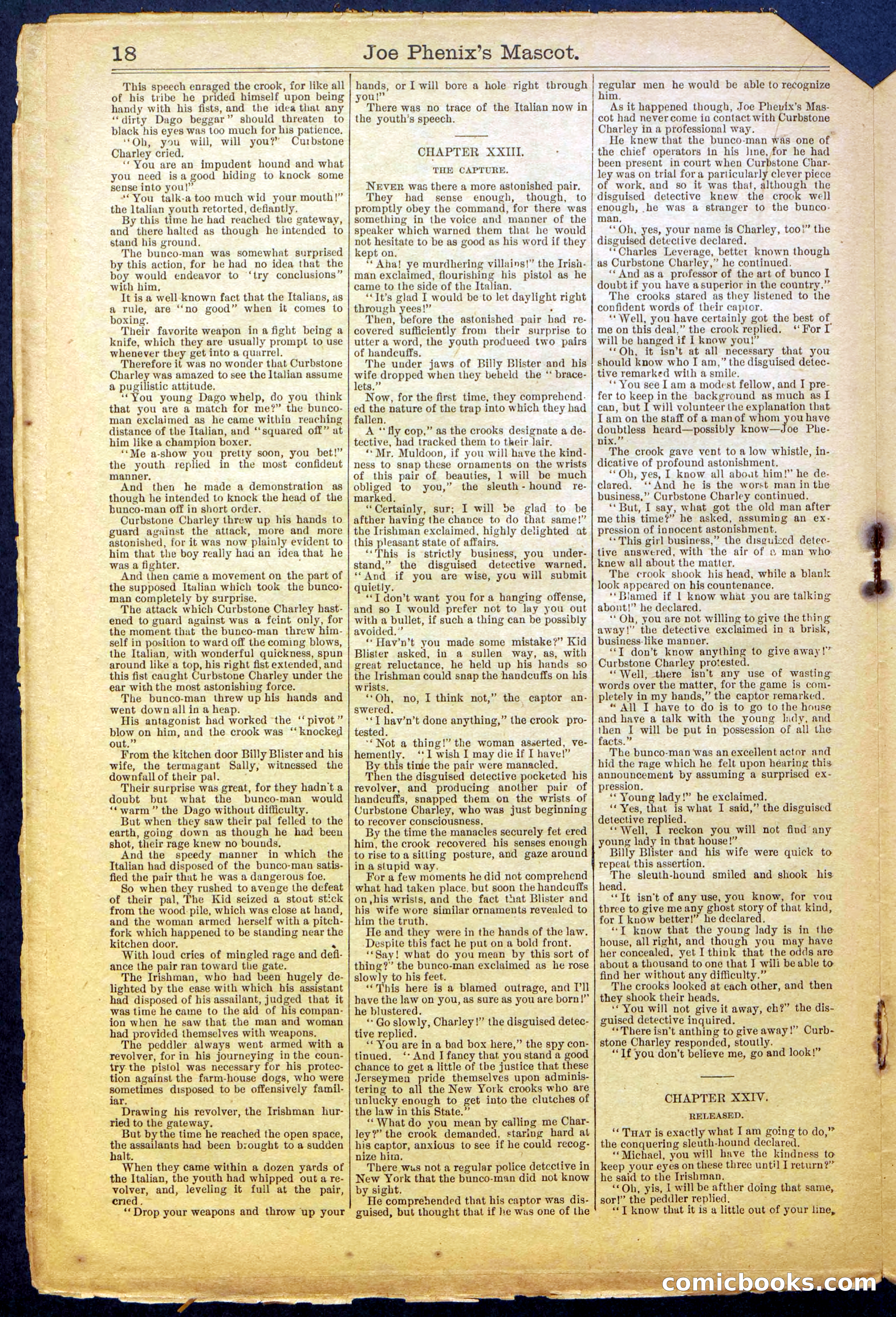 Beadle's Dime Library No. 965 — page 18 of 32